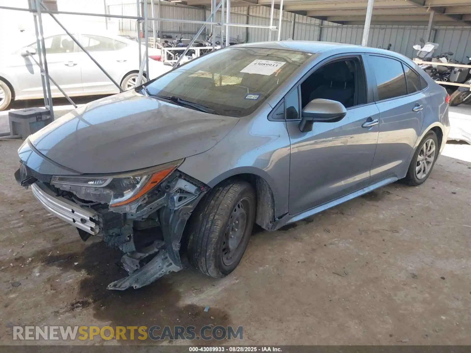 2 Photograph of a damaged car JTDEPMAE0MJ127348 TOYOTA COROLLA 2021