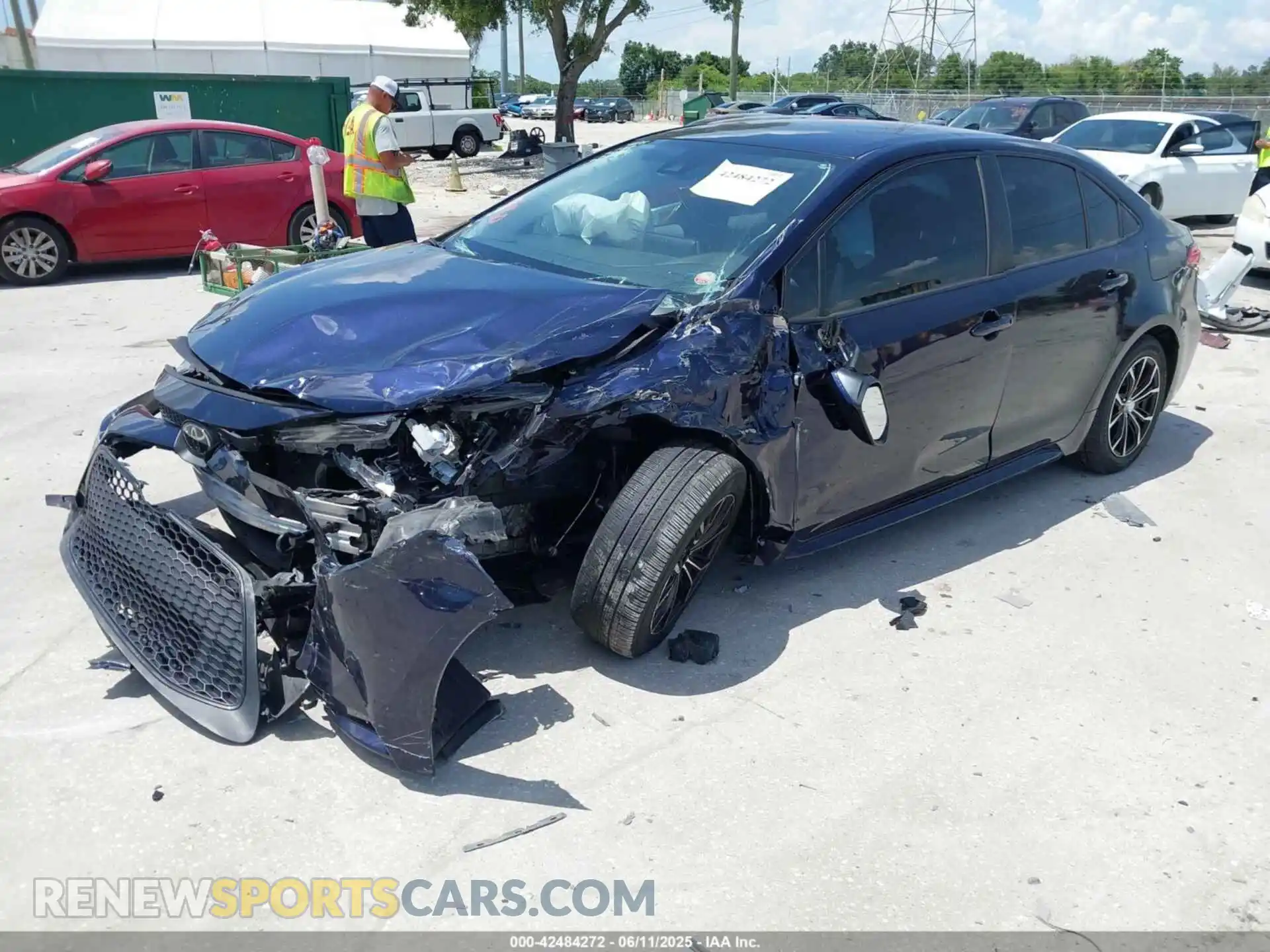 2 Photograph of a damaged car JTDEPMAE0MJ127754 TOYOTA COROLLA 2021