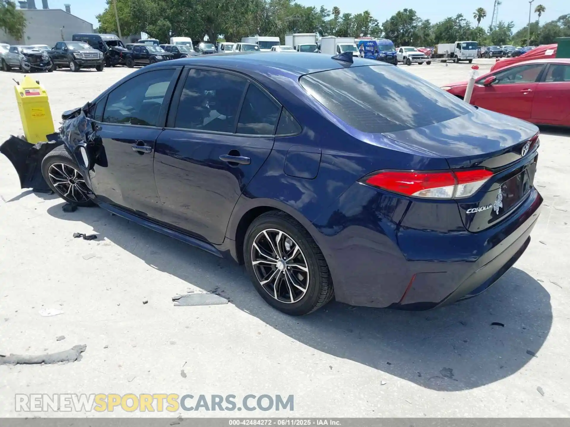 3 Photograph of a damaged car JTDEPMAE0MJ127754 TOYOTA COROLLA 2021