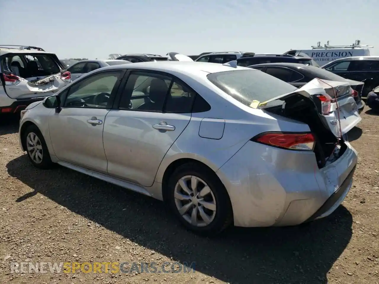 2 Photograph of a damaged car JTDEPMAE0MJ128337 TOYOTA COROLLA 2021