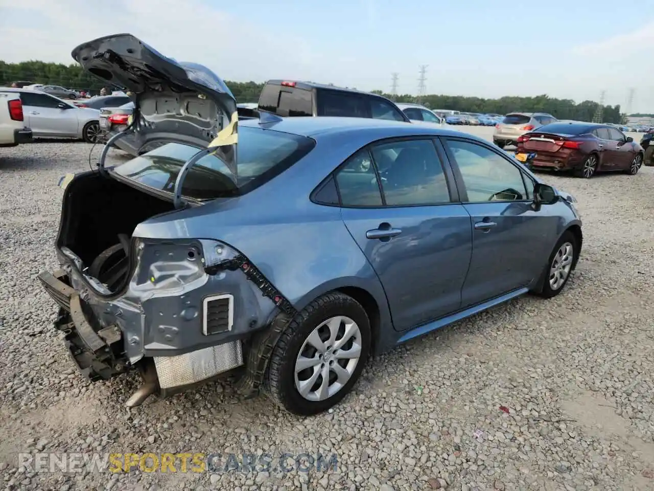 3 Фотография поврежденного автомобиля JTDEPMAE0MJ129875 TOYOTA COROLLA 2021