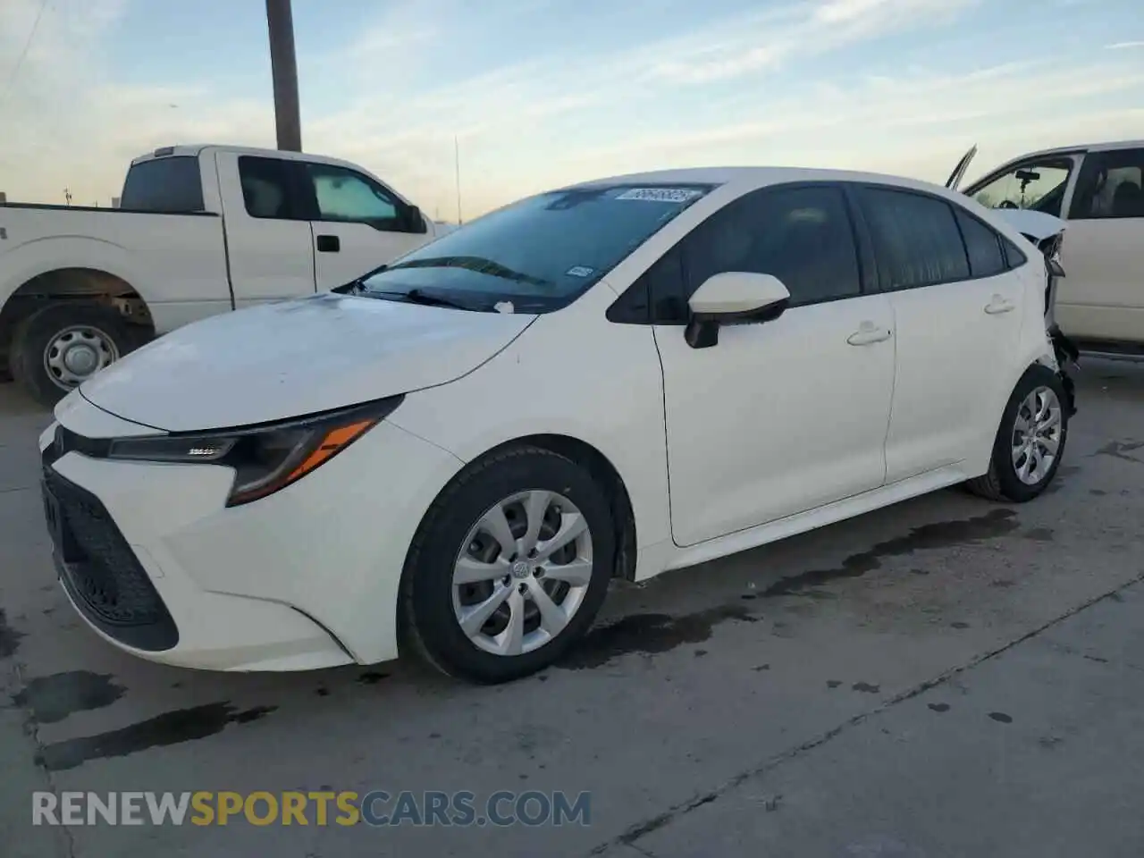 1 Photograph of a damaged car JTDEPMAE0MJ130105 TOYOTA COROLLA 2021