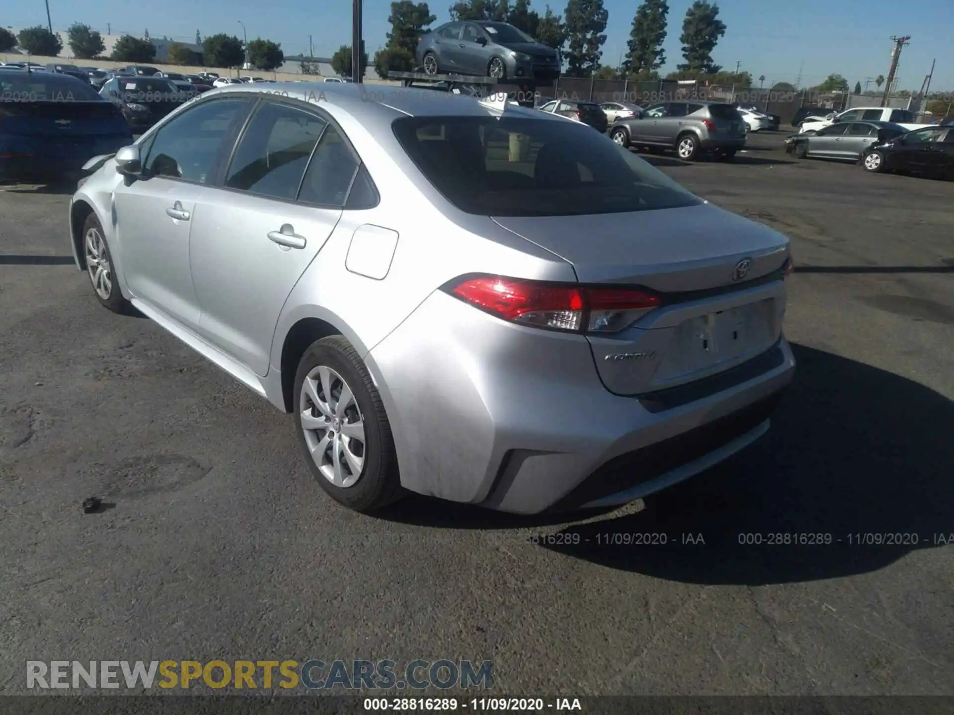 3 Photograph of a damaged car JTDEPMAE0MJ130153 TOYOTA COROLLA 2021