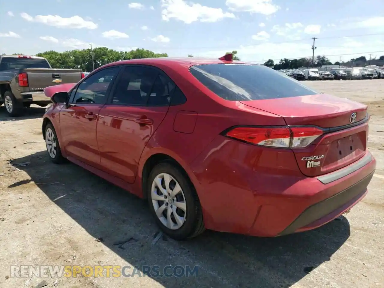3 Фотография поврежденного автомобиля JTDEPMAE0MJ130413 TOYOTA COROLLA 2021