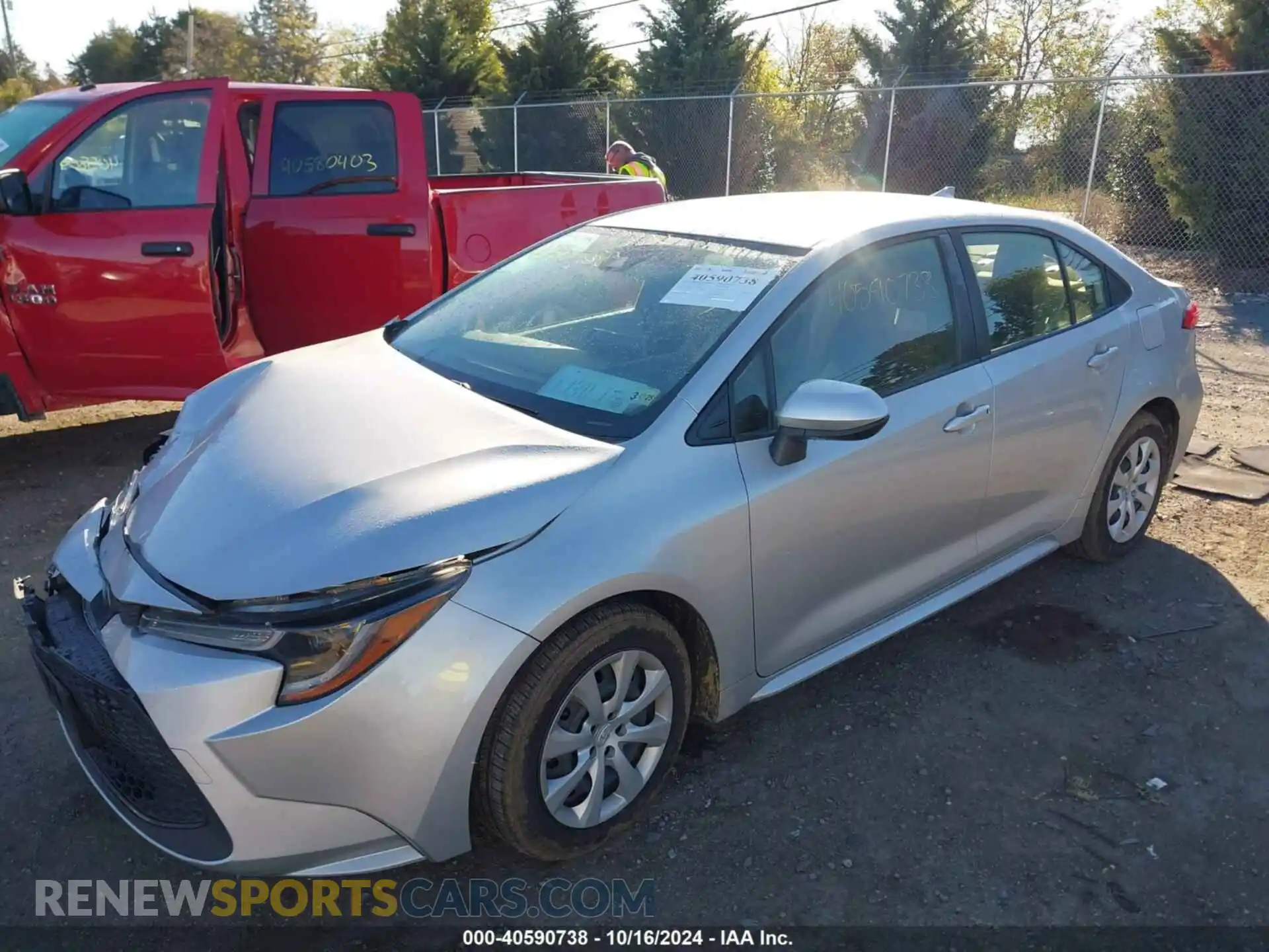 2 Photograph of a damaged car JTDEPMAE0MJ132680 TOYOTA COROLLA 2021