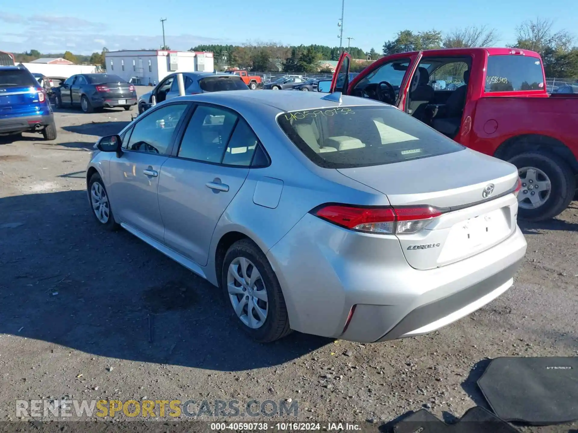 3 Photograph of a damaged car JTDEPMAE0MJ132680 TOYOTA COROLLA 2021