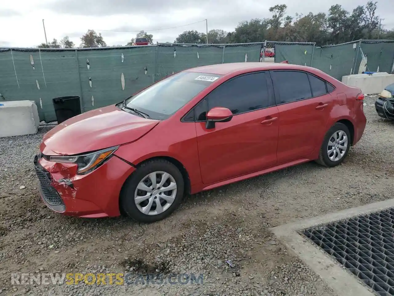1 Photograph of a damaged car JTDEPMAE0MJ135501 TOYOTA COROLLA 2021