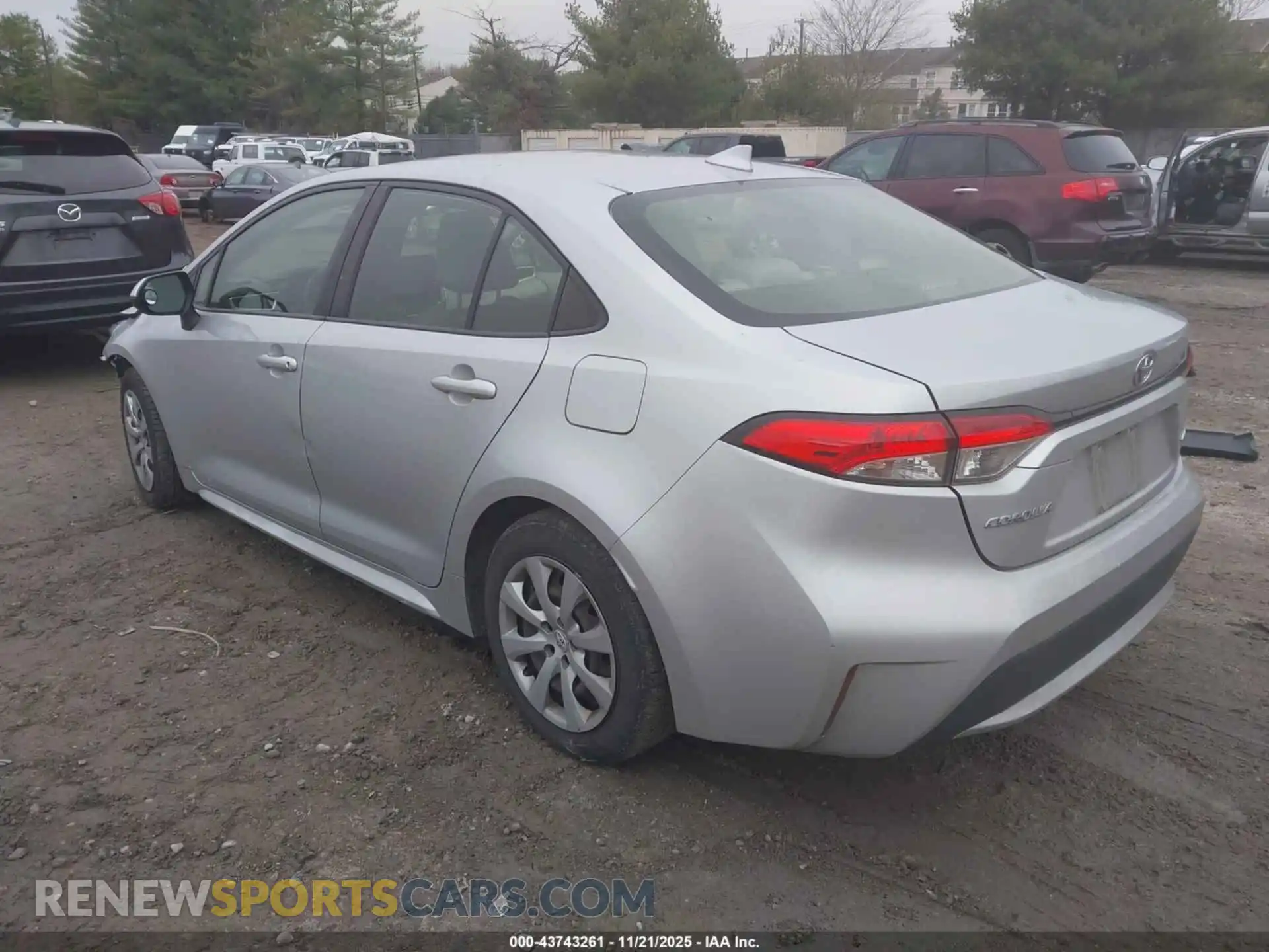 3 Photograph of a damaged car JTDEPMAE0MJ136549 TOYOTA COROLLA 2021