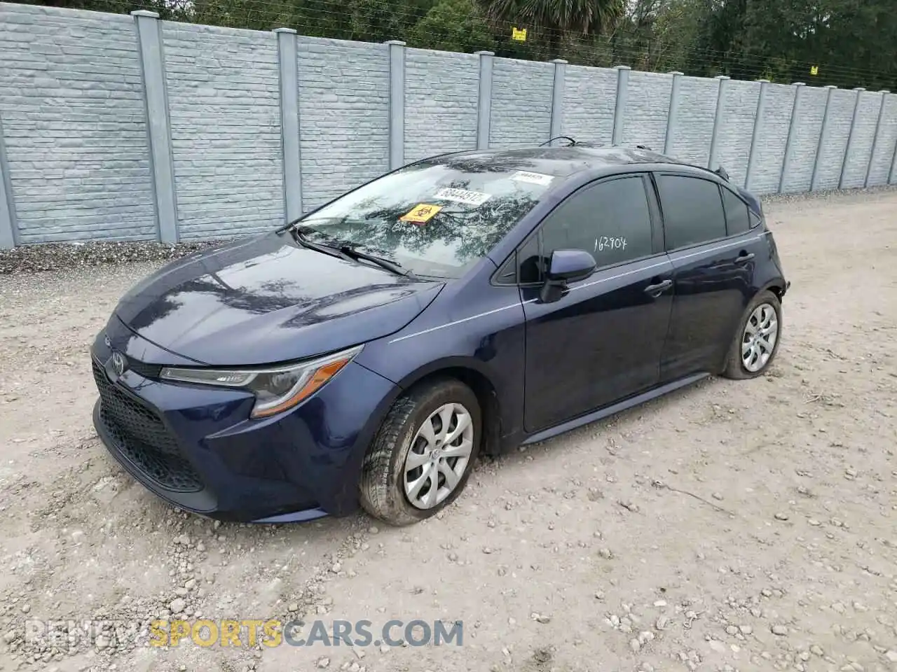 1 Photograph of a damaged car JTDEPMAE0MJ136812 TOYOTA COROLLA 2021