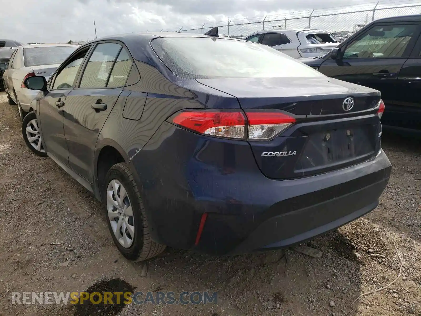 3 Photograph of a damaged car JTDEPMAE0MJ138432 TOYOTA COROLLA 2021