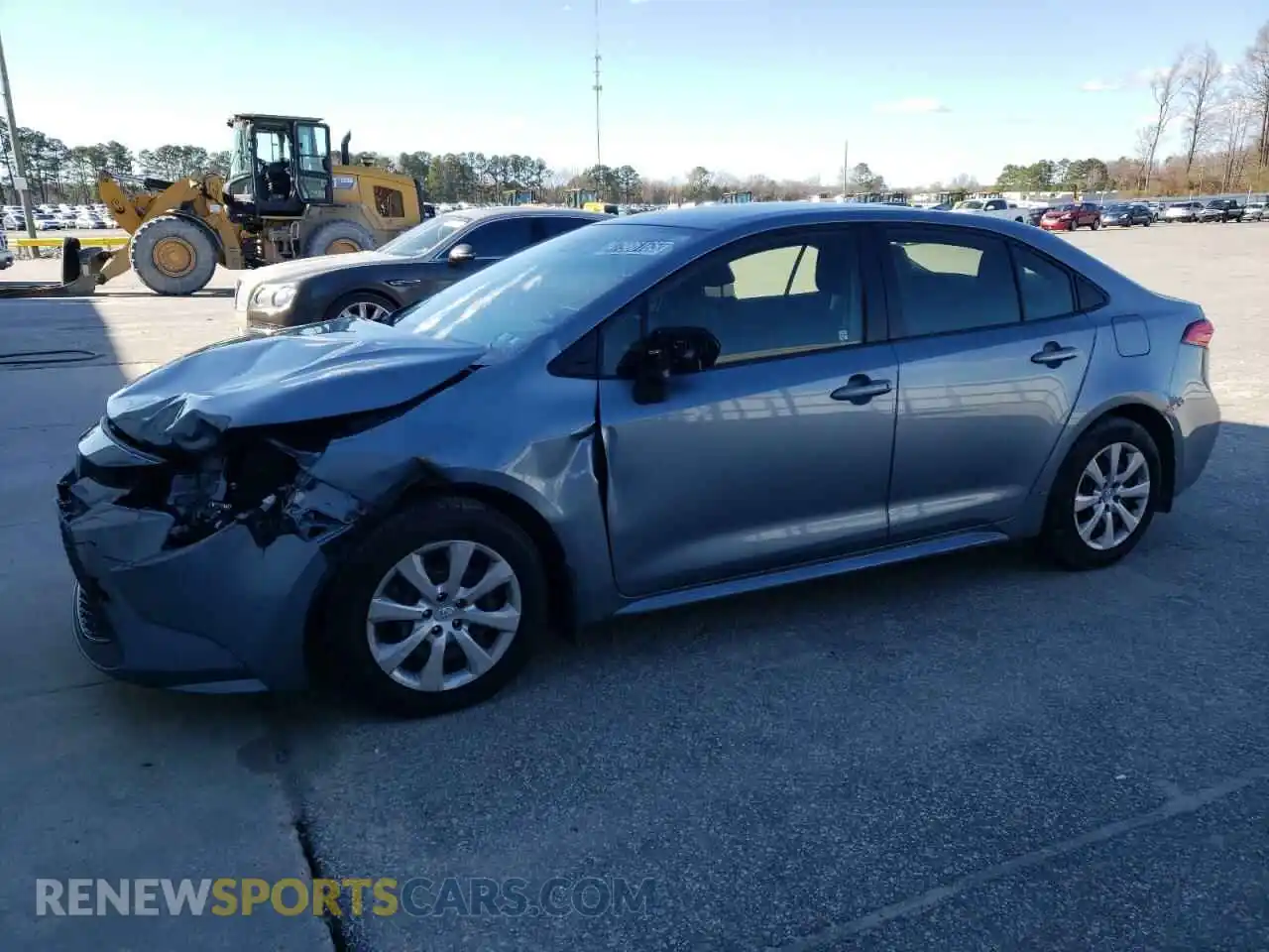 1 Photograph of a damaged car JTDEPMAE0MJ142027 TOYOTA COROLLA 2021