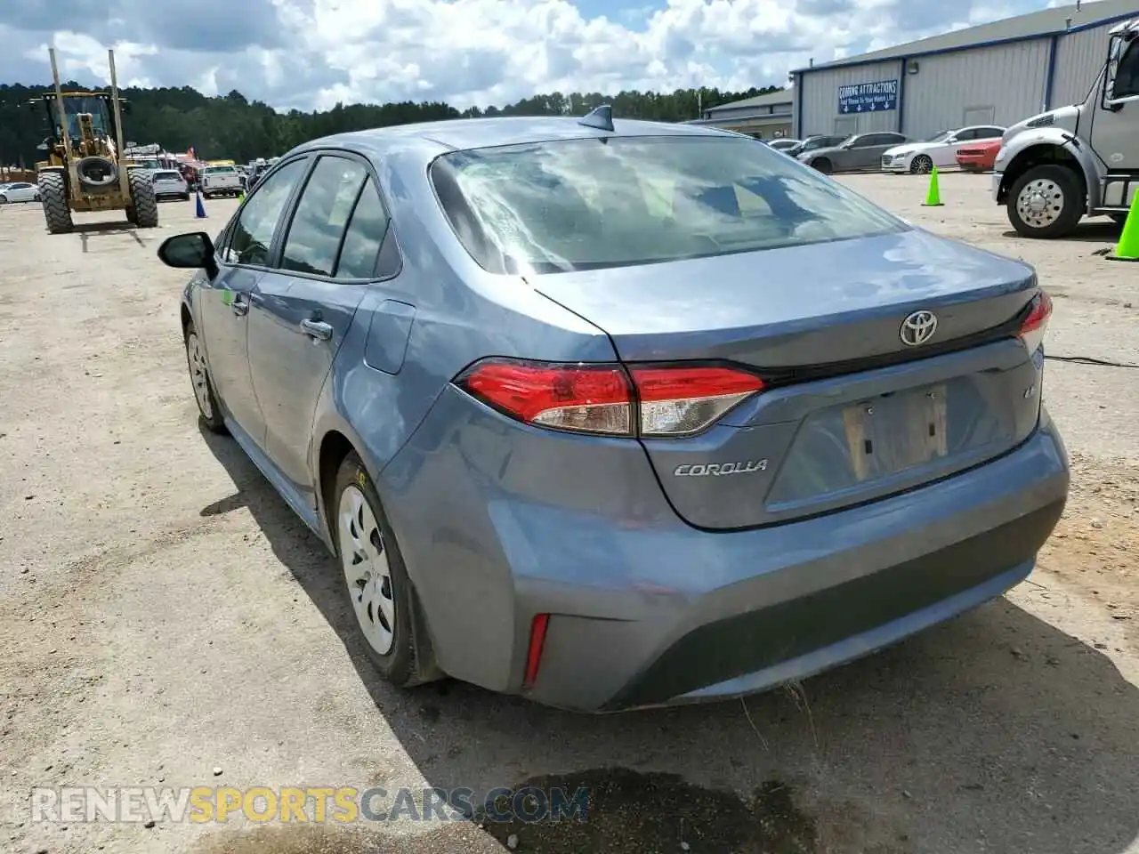 3 Photograph of a damaged car JTDEPMAE0MJ143579 TOYOTA COROLLA 2021
