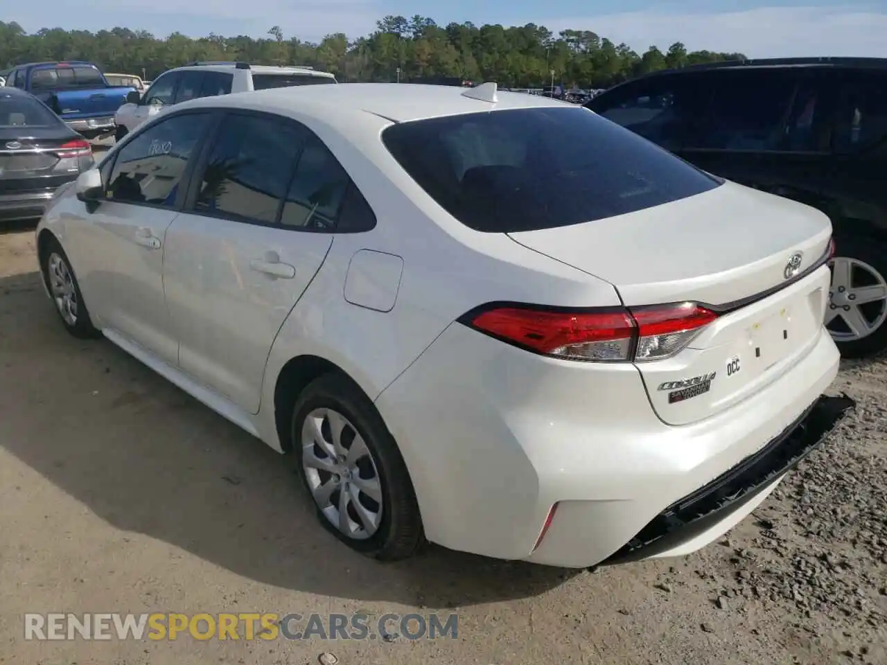 3 Photograph of a damaged car JTDEPMAE0MJ145381 TOYOTA COROLLA 2021