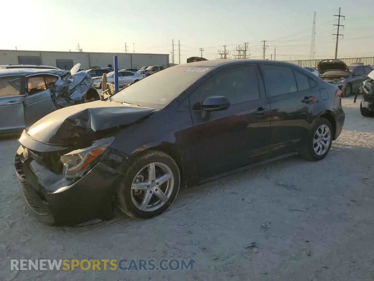 1 Фотография поврежденного автомобиля JTDEPMAE0MJ147731 TOYOTA COROLLA 2021