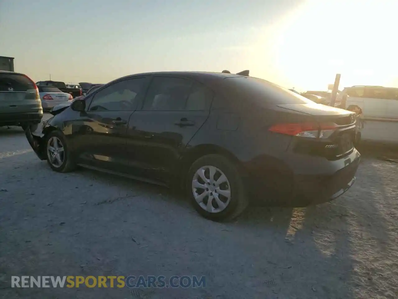 2 Фотография поврежденного автомобиля JTDEPMAE0MJ147731 TOYOTA COROLLA 2021