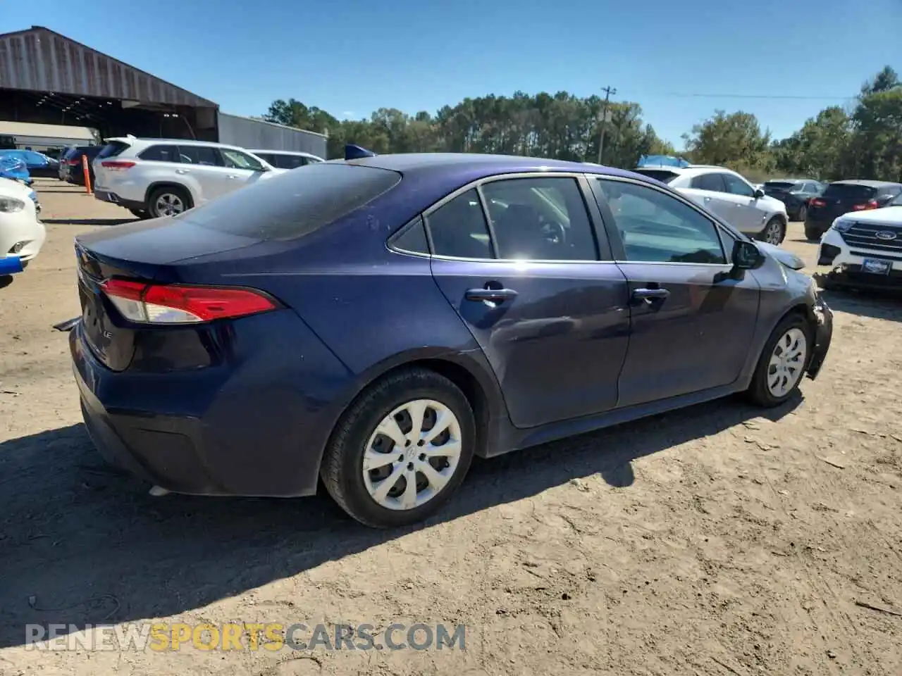 3 Photograph of a damaged car JTDEPMAE0MJ148104 TOYOTA COROLLA 2021