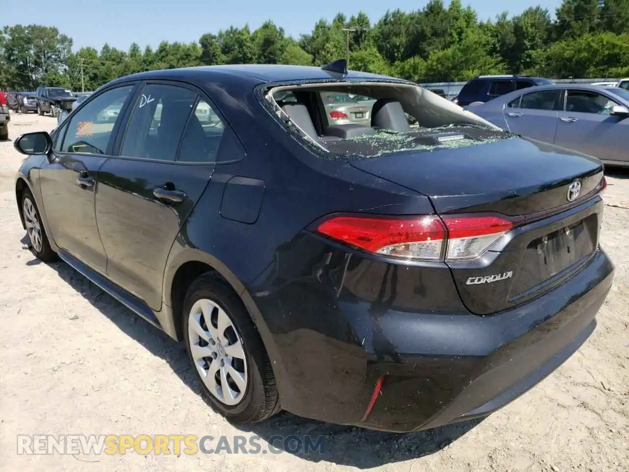 3 Photograph of a damaged car JTDEPMAE0MJ148247 TOYOTA COROLLA 2021