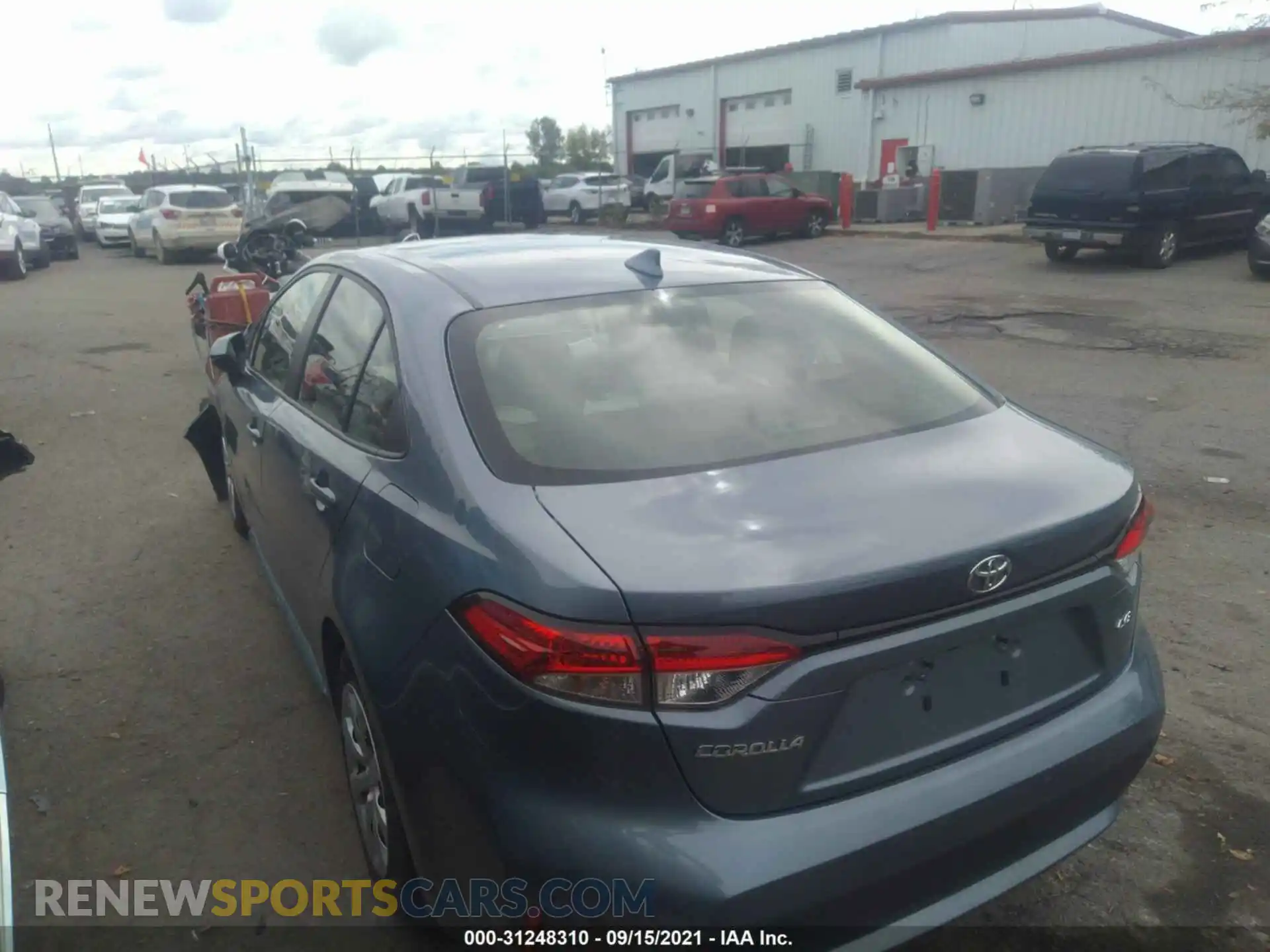 3 Photograph of a damaged car JTDEPMAE0MJ148328 TOYOTA COROLLA 2021