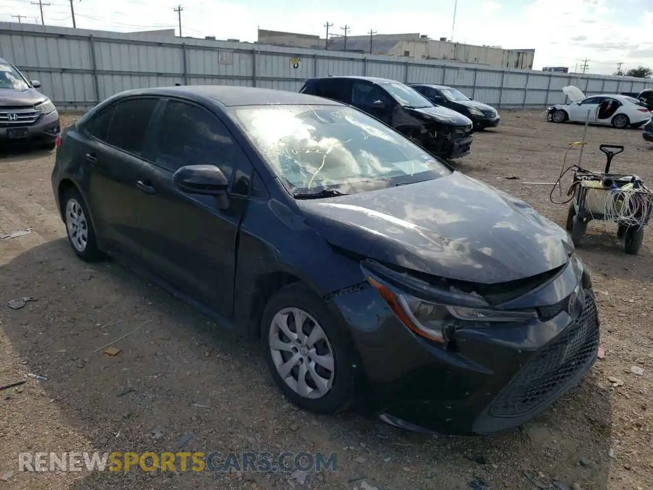 1 Photograph of a damaged car JTDEPMAE0MJ156252 TOYOTA COROLLA 2021