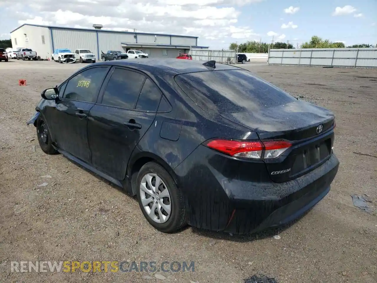 3 Photograph of a damaged car JTDEPMAE0MJ156252 TOYOTA COROLLA 2021