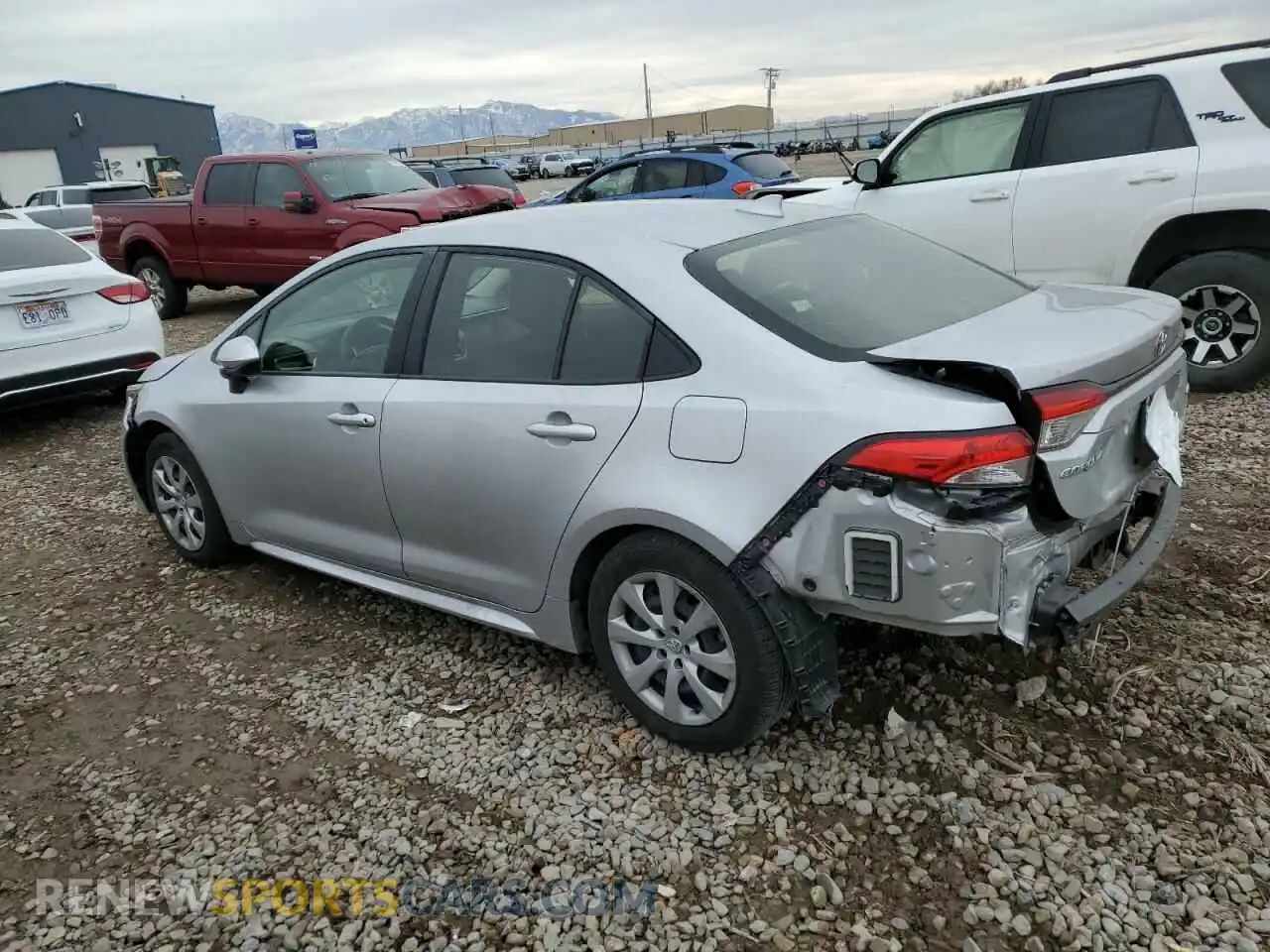 2 Photograph of a damaged car JTDEPMAE0MJ157269 TOYOTA COROLLA 2021