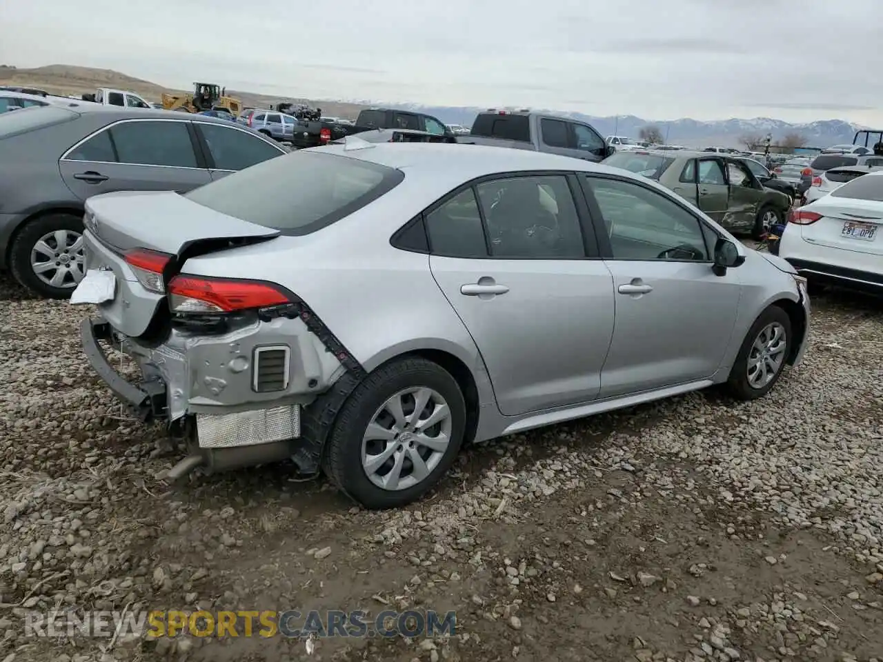 3 Photograph of a damaged car JTDEPMAE0MJ157269 TOYOTA COROLLA 2021