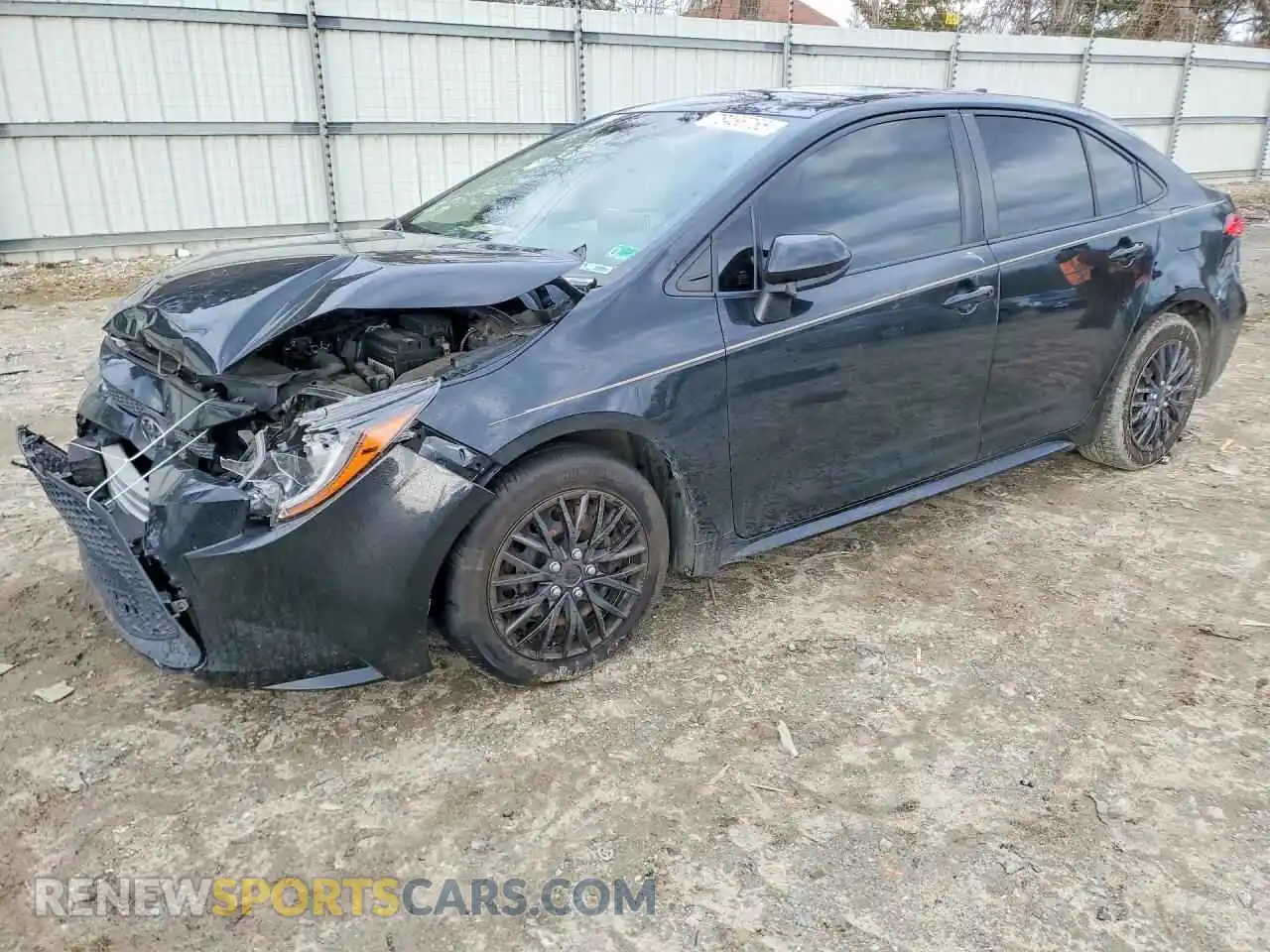 1 Photograph of a damaged car JTDEPMAE0MJ160897 TOYOTA COROLLA 2021