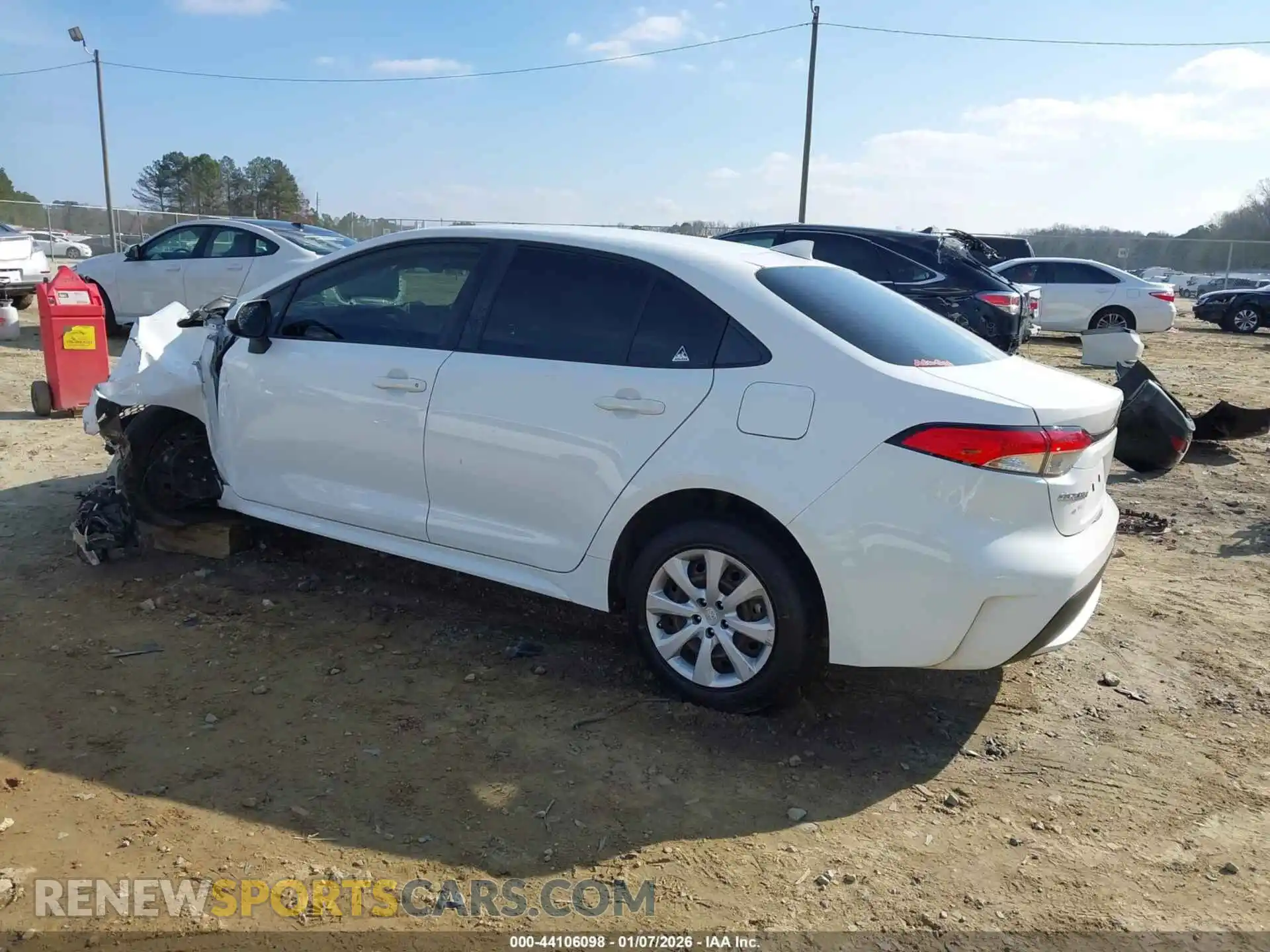 3 Photograph of a damaged car JTDEPMAE0MJ162083 TOYOTA COROLLA 2021