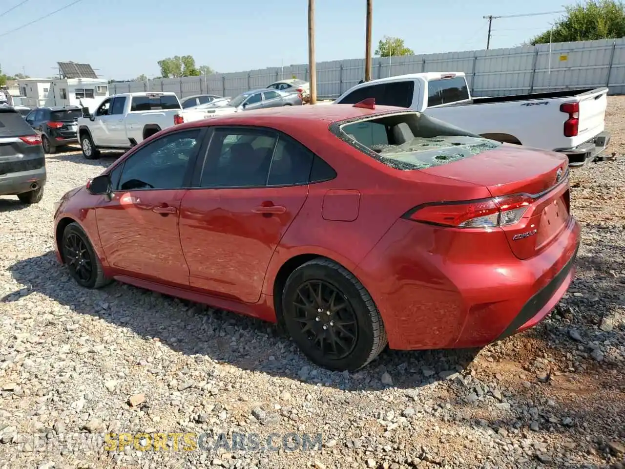 2 Photograph of a damaged car JTDEPMAE0MJ162665 TOYOTA COROLLA 2021