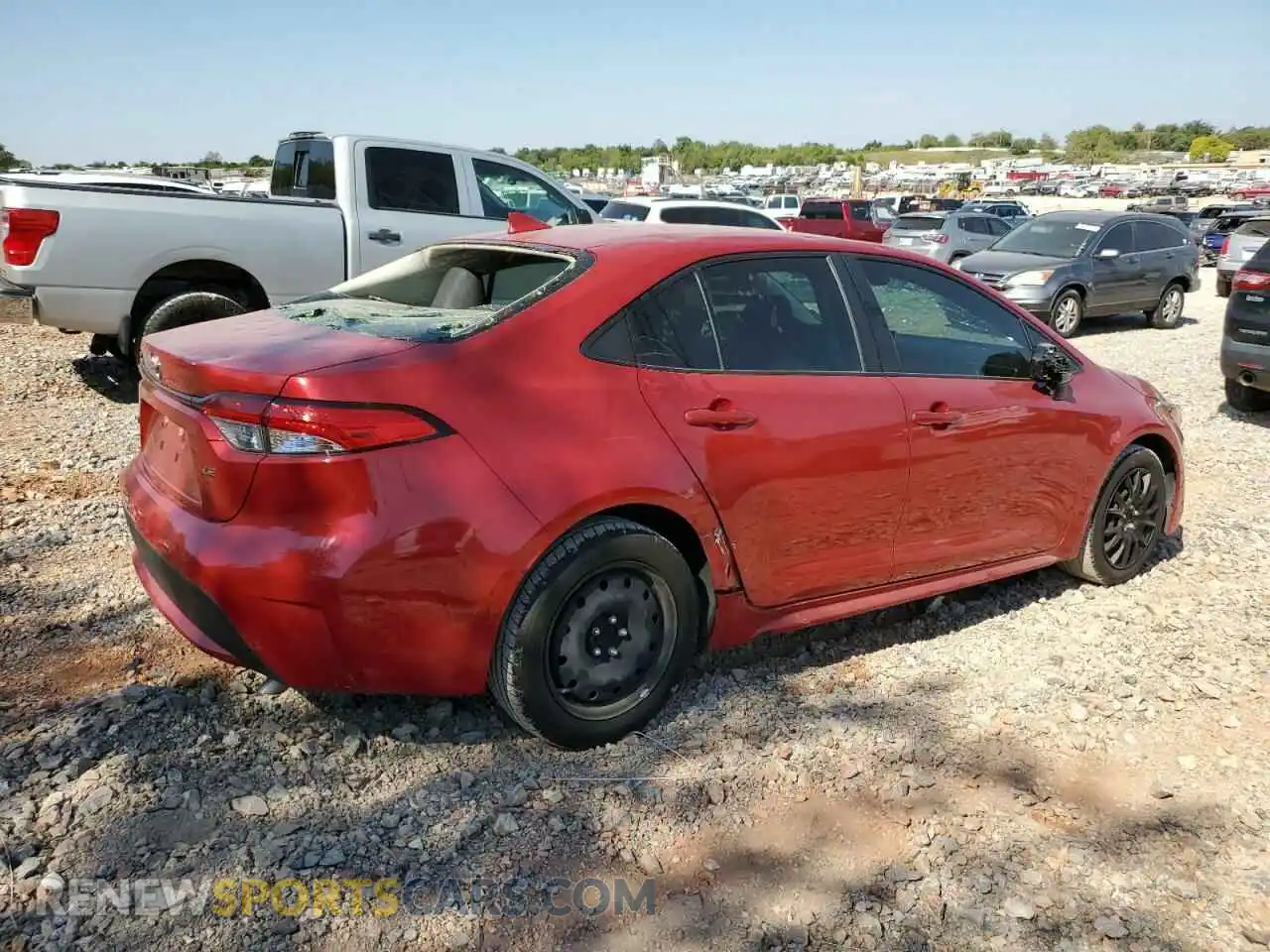 3 Photograph of a damaged car JTDEPMAE0MJ162665 TOYOTA COROLLA 2021