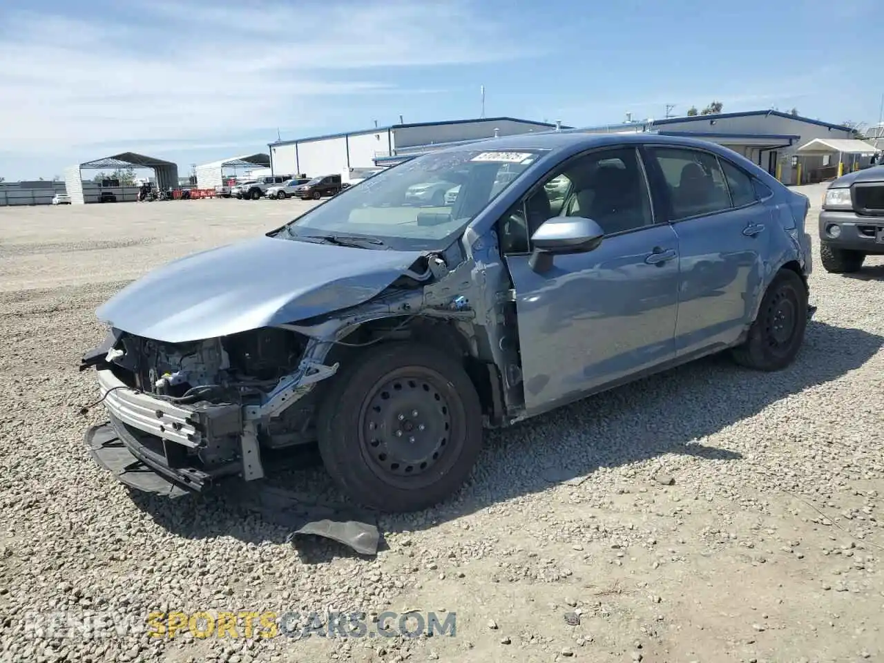 1 Photograph of a damaged car JTDEPMAE0MJ164464 TOYOTA COROLLA 2021