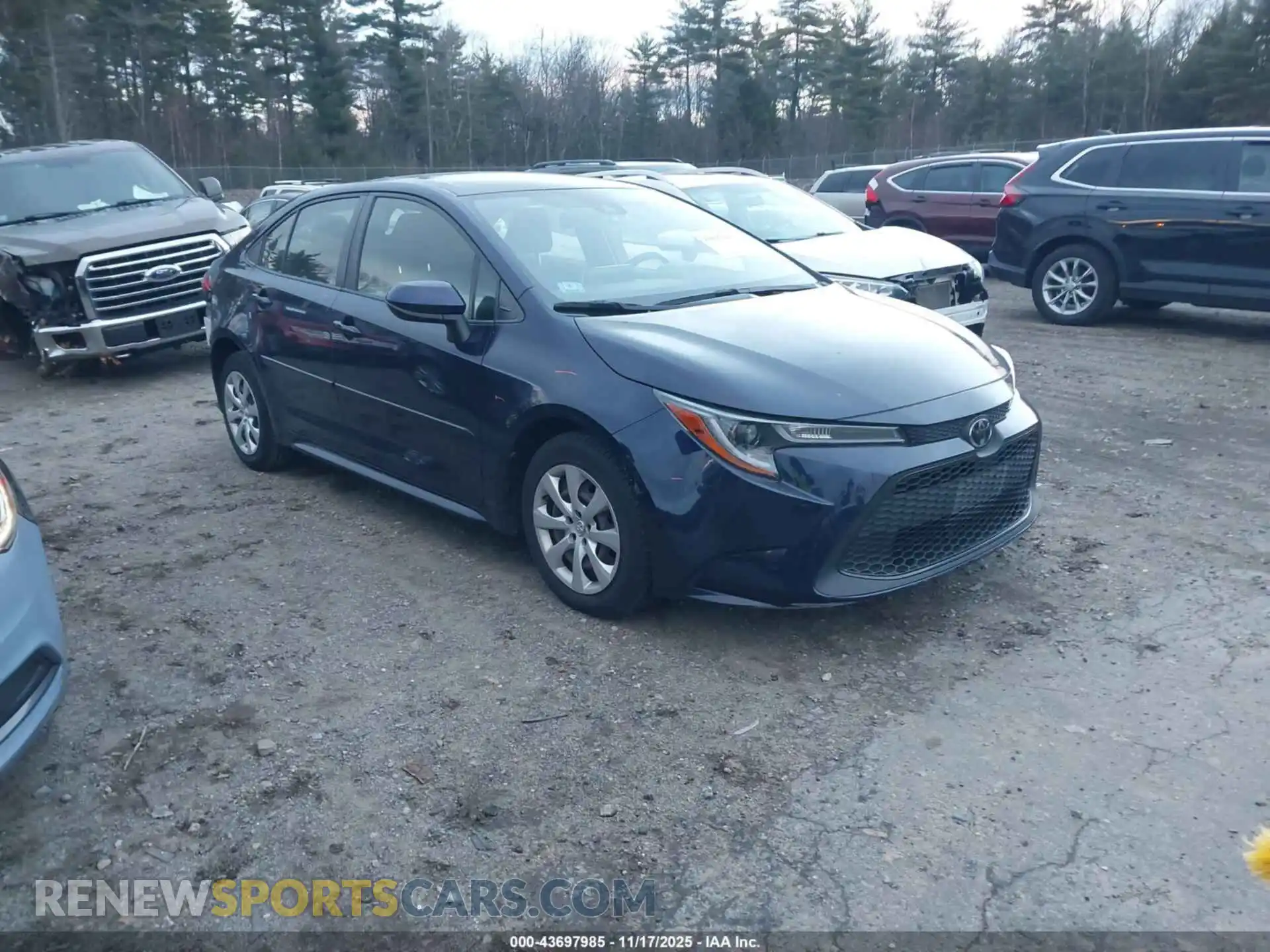 1 Photograph of a damaged car JTDEPMAE0MJ165985 TOYOTA COROLLA 2021