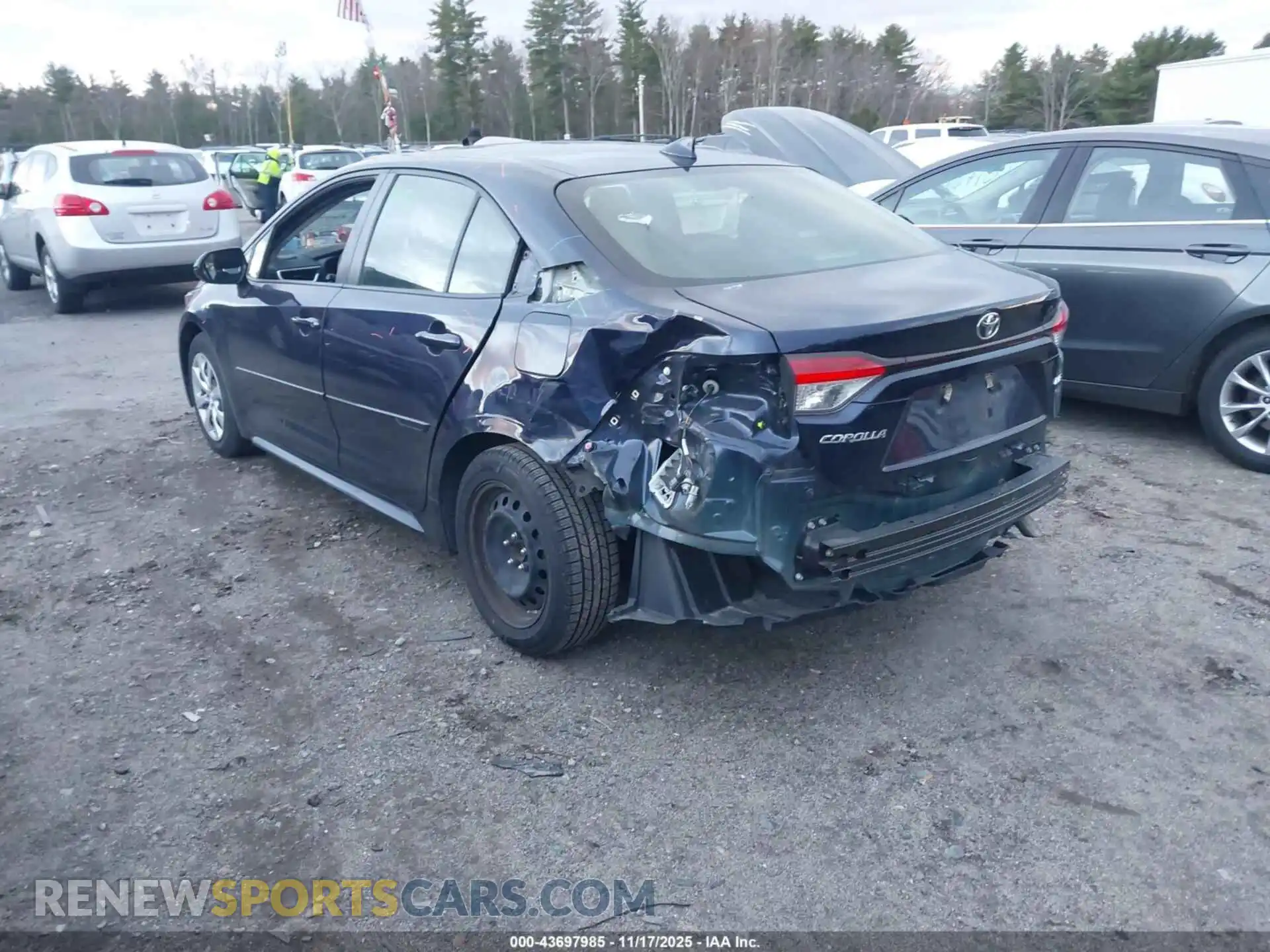 3 Photograph of a damaged car JTDEPMAE0MJ165985 TOYOTA COROLLA 2021