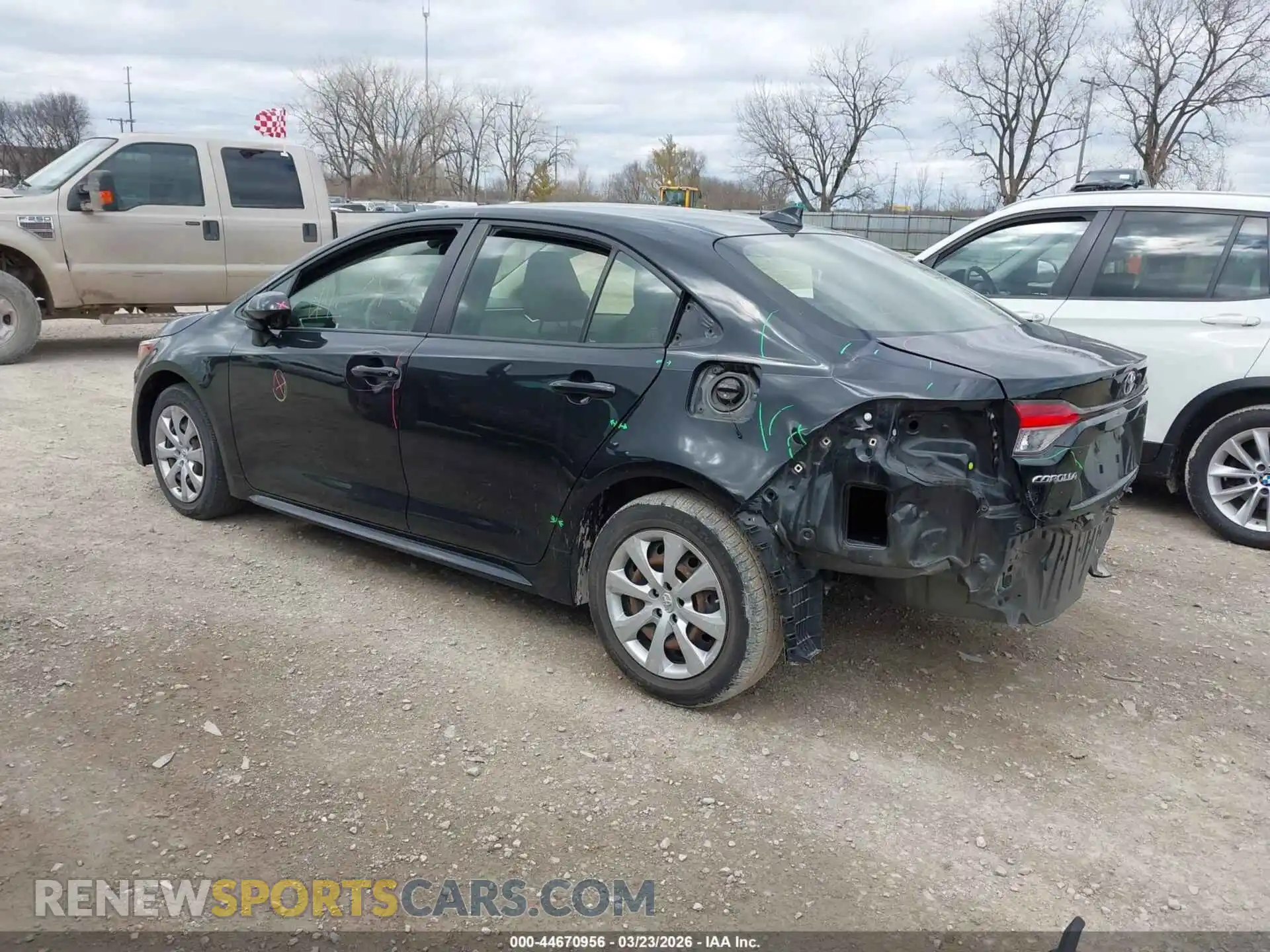 3 Photograph of a damaged car JTDEPMAE0MJ168997 TOYOTA COROLLA 2021