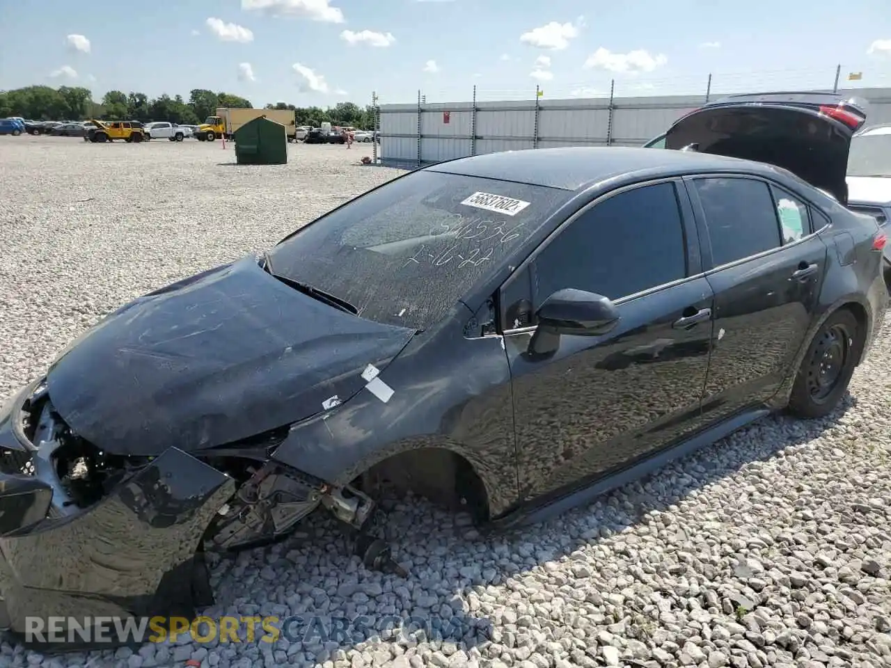2 Photograph of a damaged car JTDEPMAE0MJ169406 TOYOTA COROLLA 2021