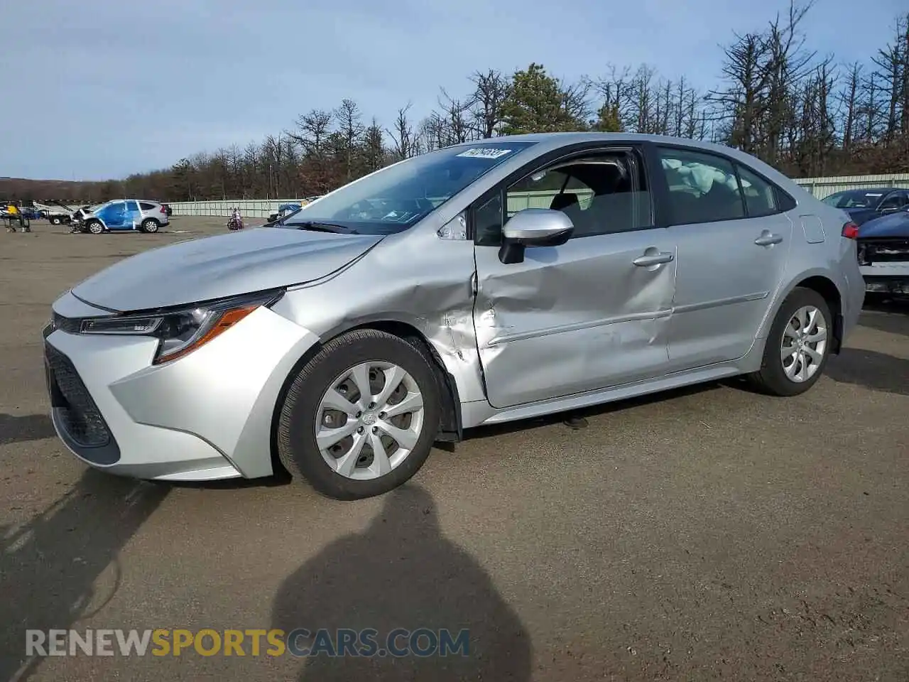 1 Photograph of a damaged car JTDEPMAE0MJ172550 TOYOTA COROLLA 2021