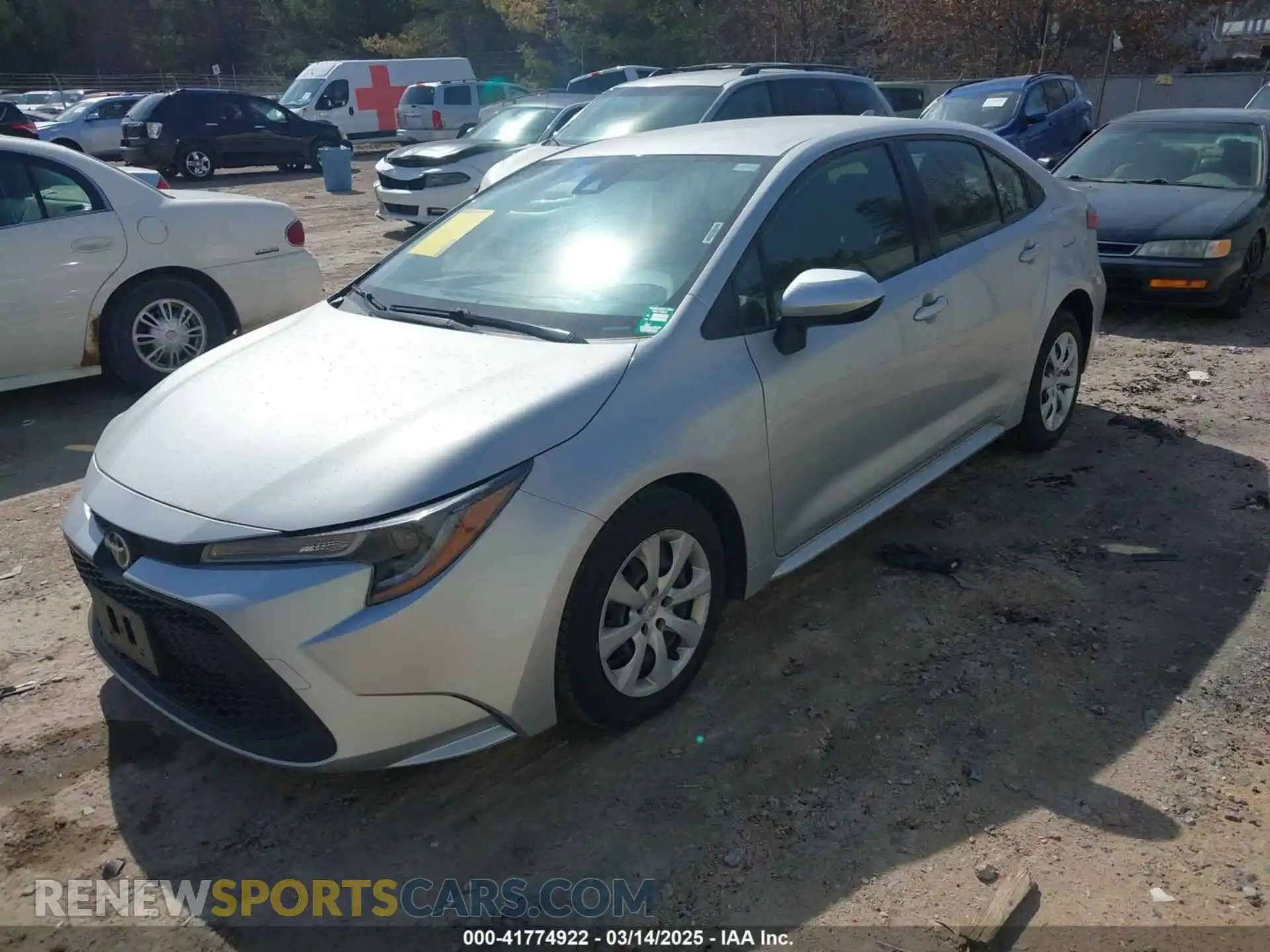 2 Фотография поврежденного автомобиля JTDEPMAE0MJ178834 TOYOTA COROLLA 2021