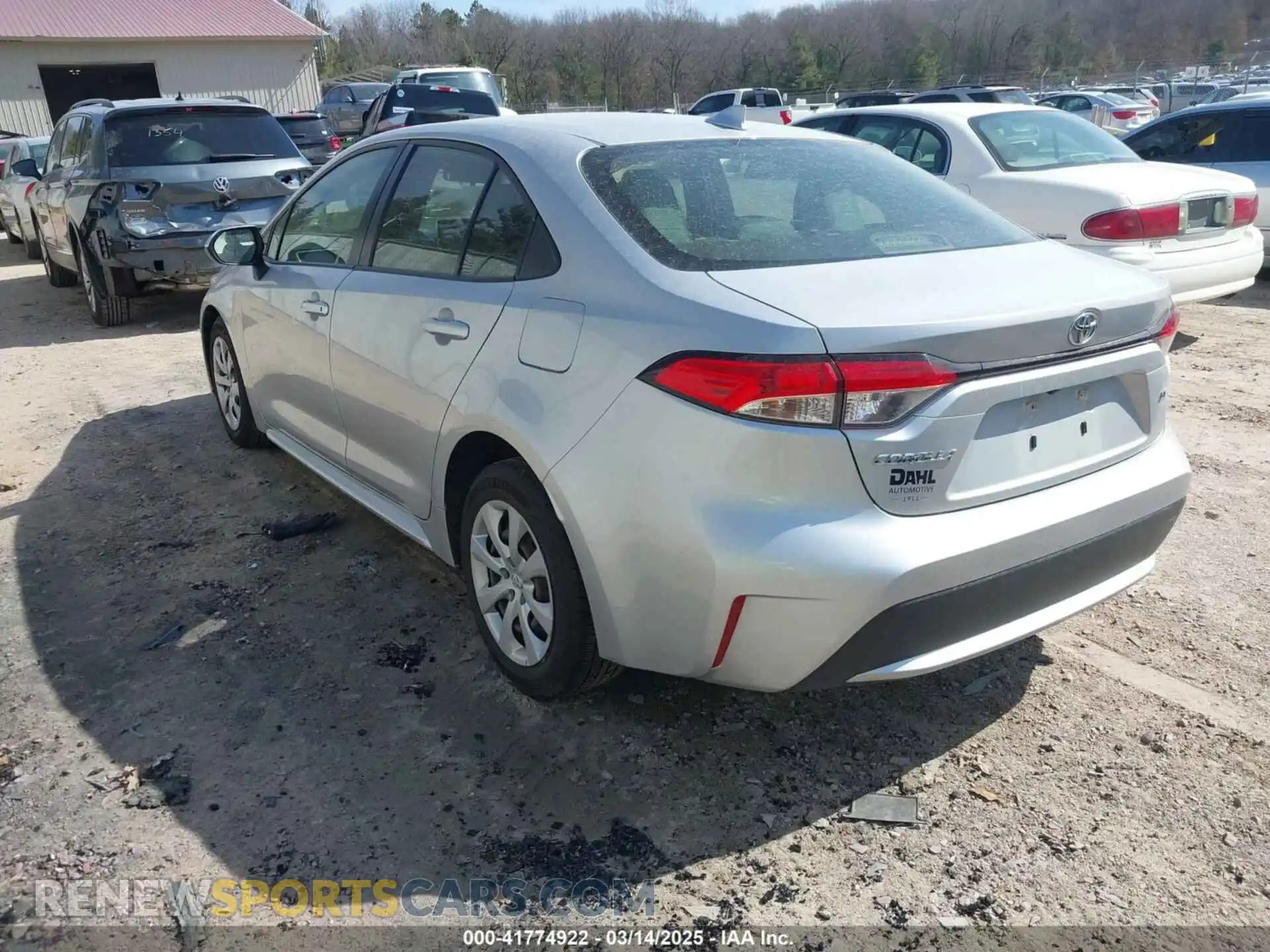 3 Фотография поврежденного автомобиля JTDEPMAE0MJ178834 TOYOTA COROLLA 2021