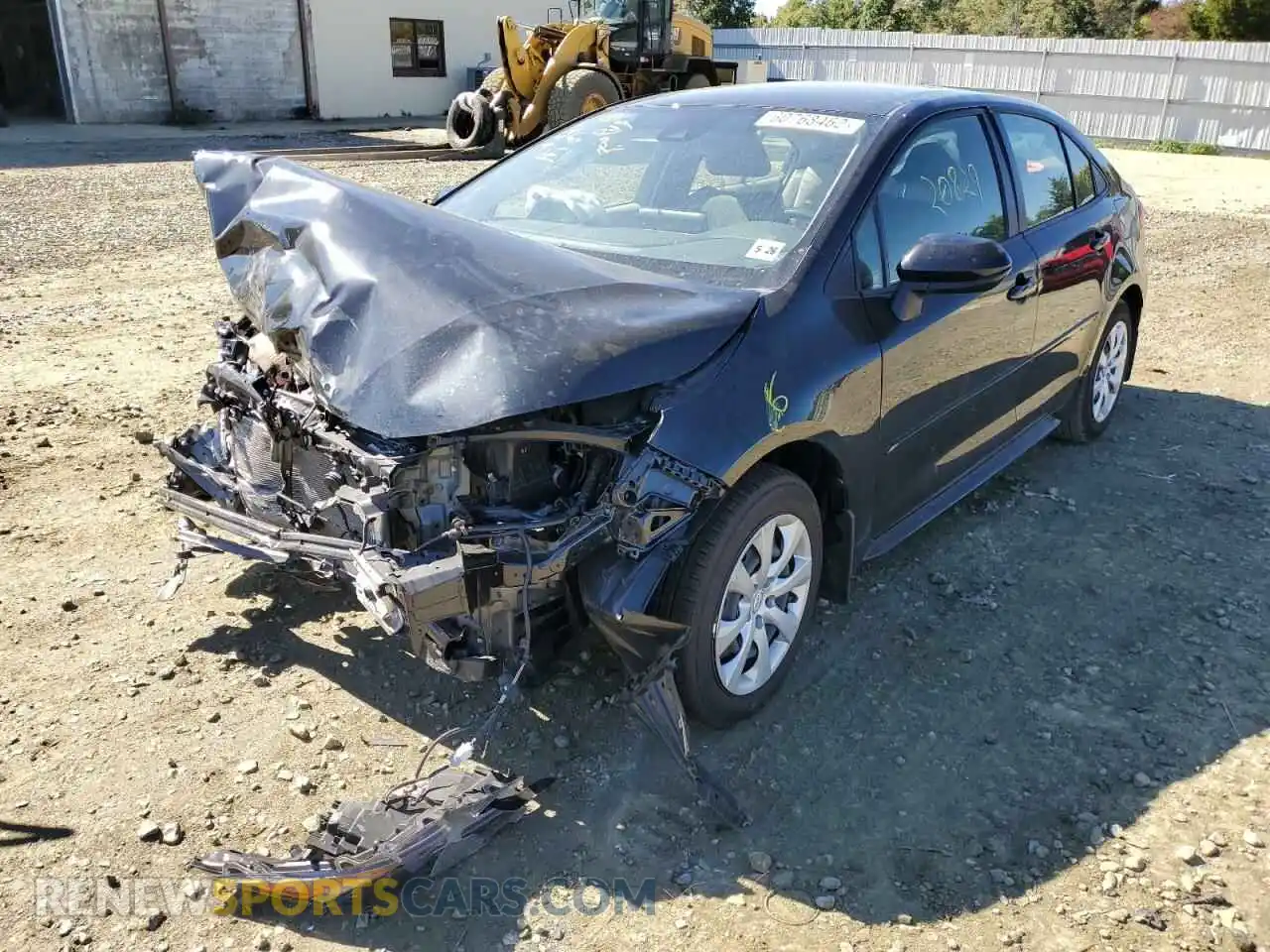 2 Photograph of a damaged car JTDEPMAE0MJ178980 TOYOTA COROLLA 2021