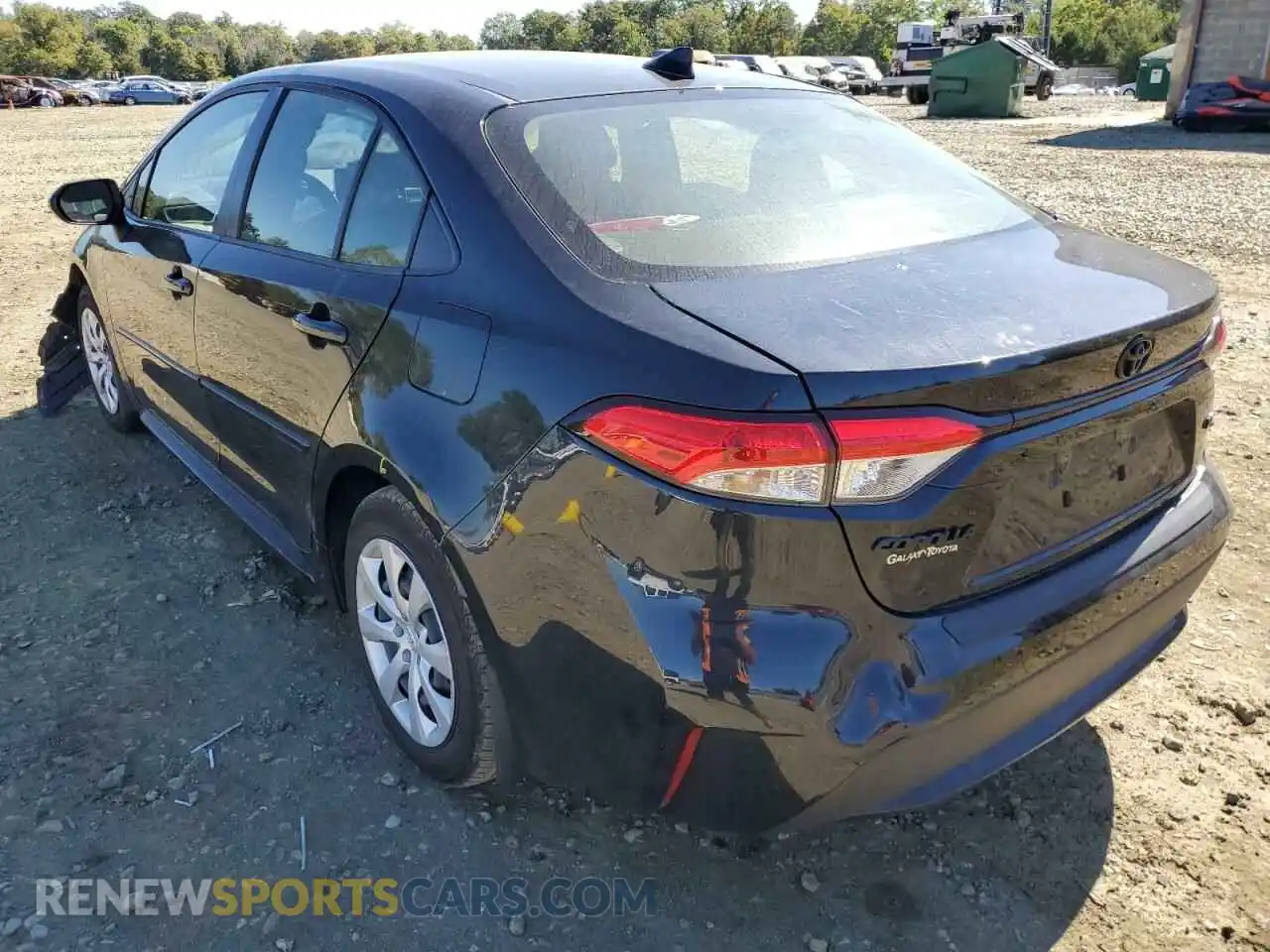 3 Photograph of a damaged car JTDEPMAE0MJ178980 TOYOTA COROLLA 2021