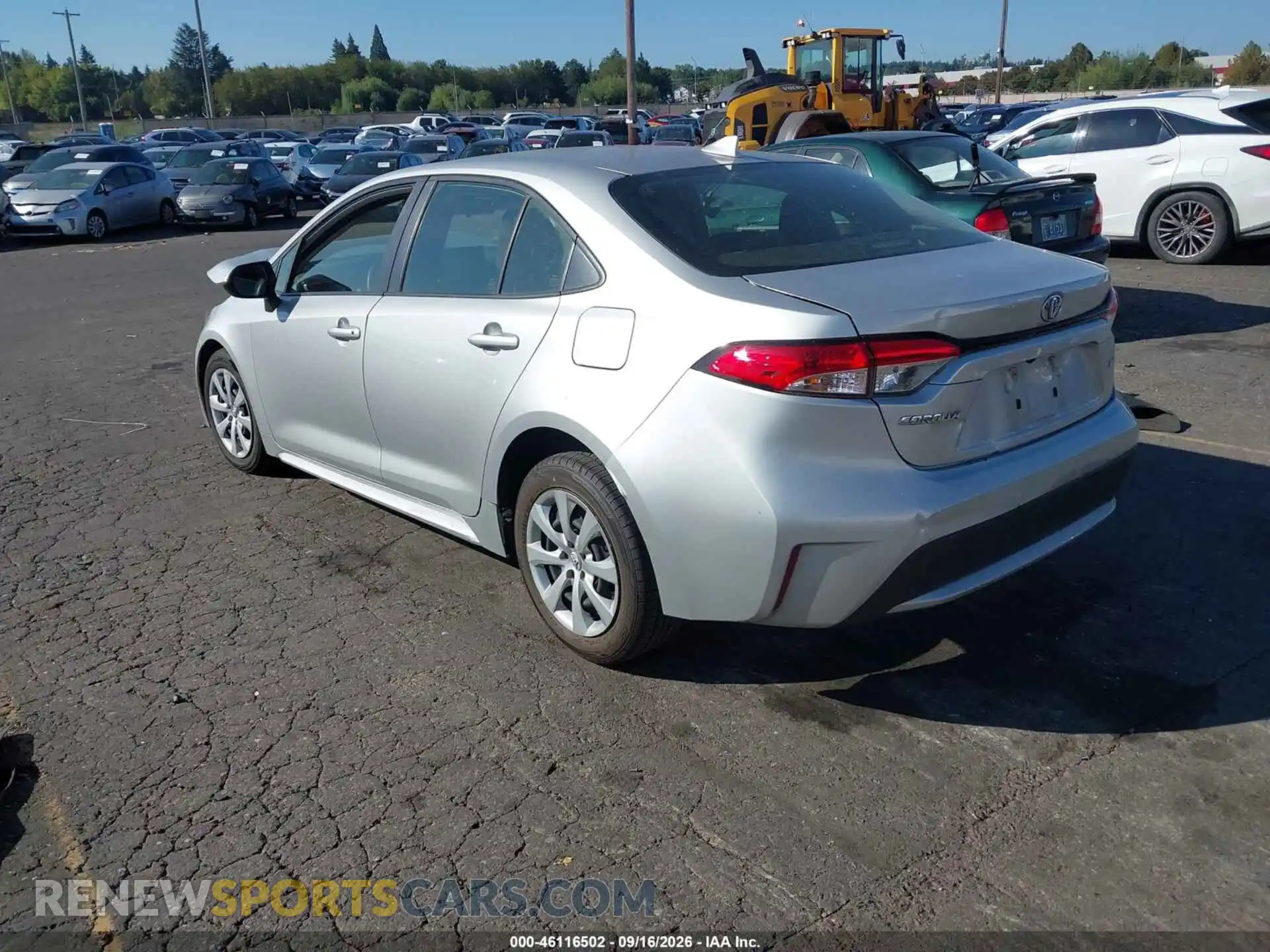 3 Photograph of a damaged car JTDEPMAE0MJ181085 TOYOTA COROLLA 2021