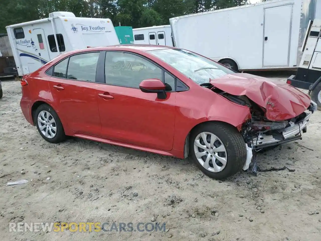 1 fotografías del automóvil dañado JTDEPMAE0MJ181944 TOYOTA COROLLA 2021
