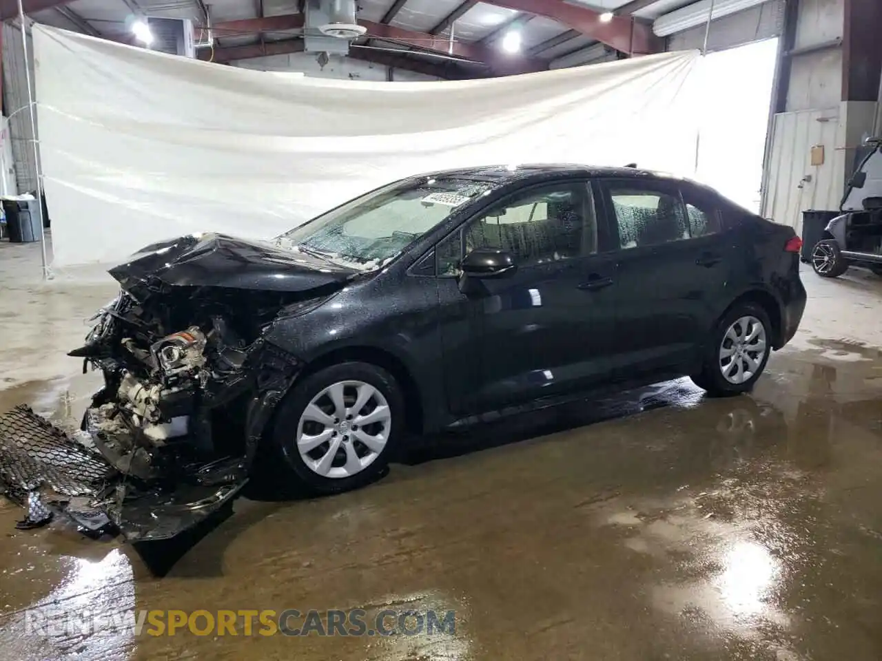 1 Photograph of a damaged car JTDEPMAE0MJ184116 TOYOTA COROLLA 2021