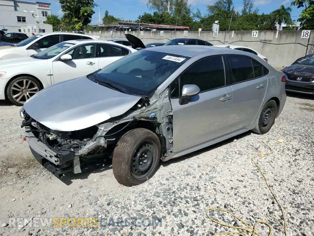 1 Фотография поврежденного автомобиля JTDEPMAE0MJ184584 TOYOTA COROLLA 2021