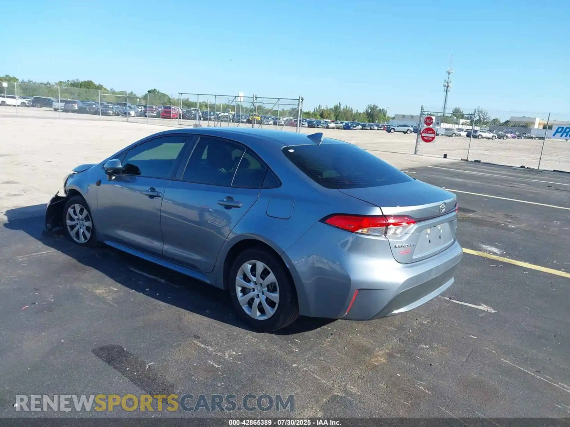 3 Photograph of a damaged car JTDEPMAE0MJ184617 TOYOTA COROLLA 2021