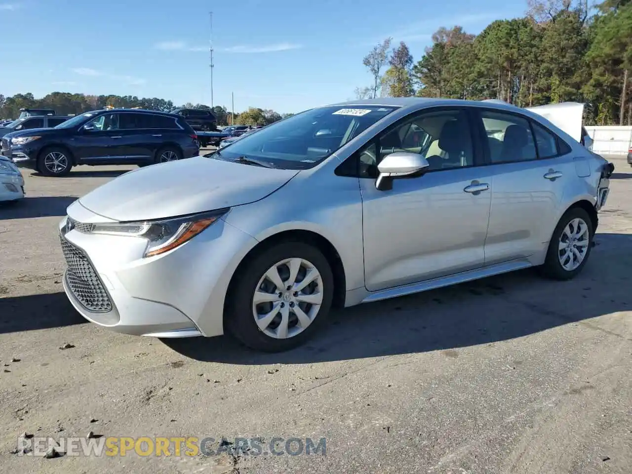 1 Photograph of a damaged car JTDEPMAE0MJ185220 TOYOTA COROLLA 2021