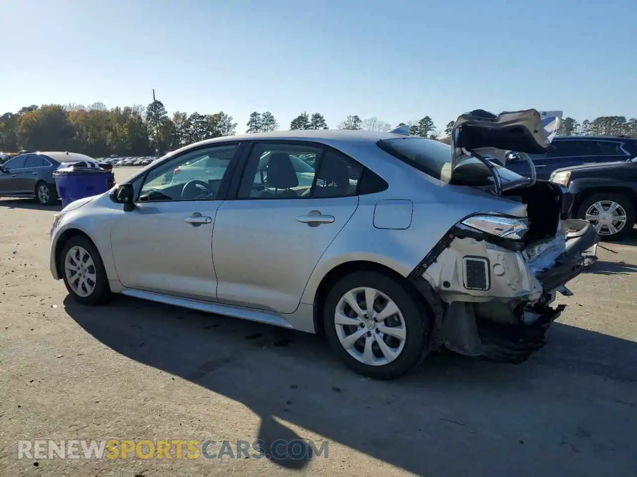 2 Photograph of a damaged car JTDEPMAE0MJ185220 TOYOTA COROLLA 2021