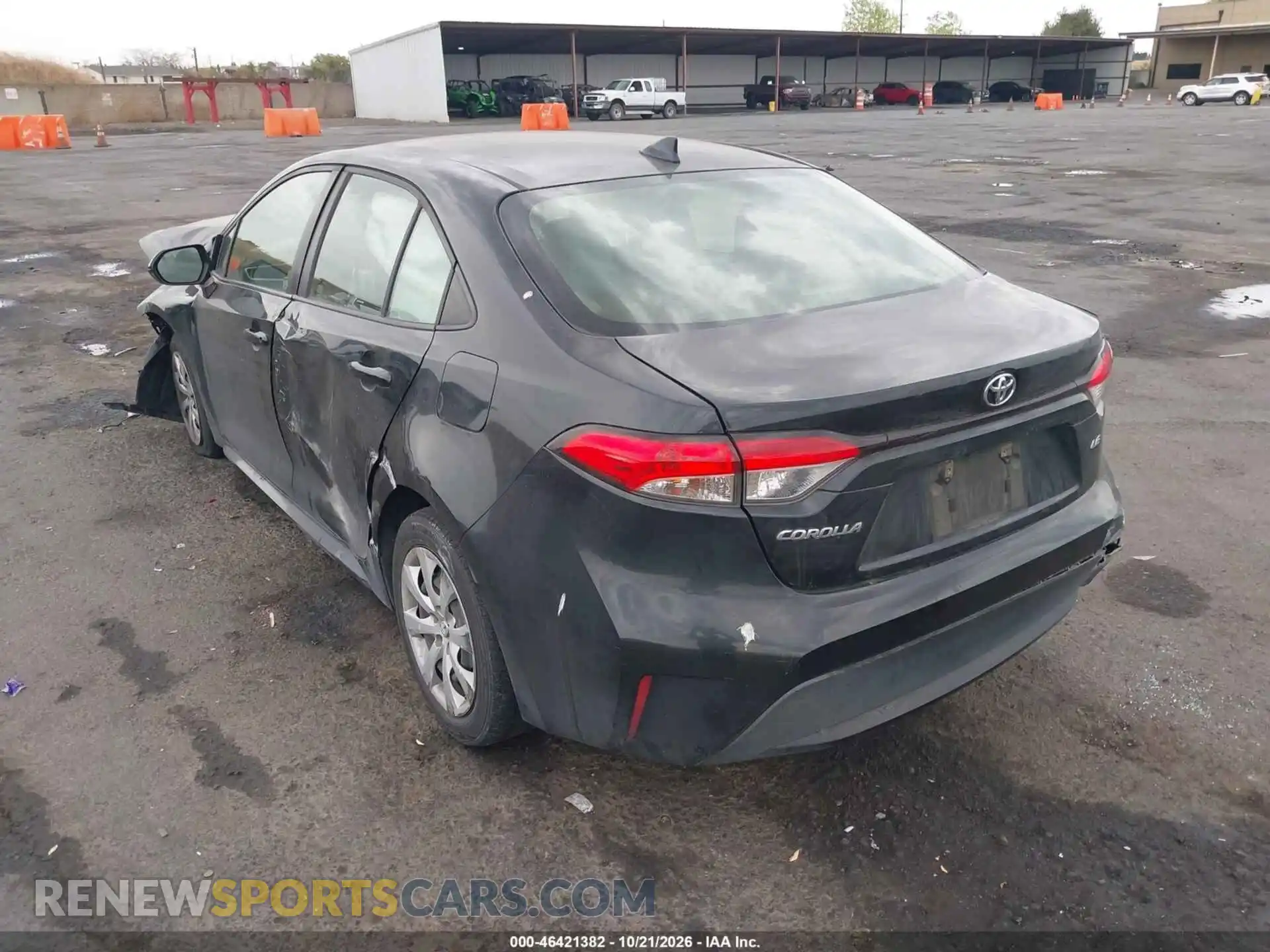 3 Photograph of a damaged car JTDEPMAE0MJ187792 TOYOTA COROLLA 2021