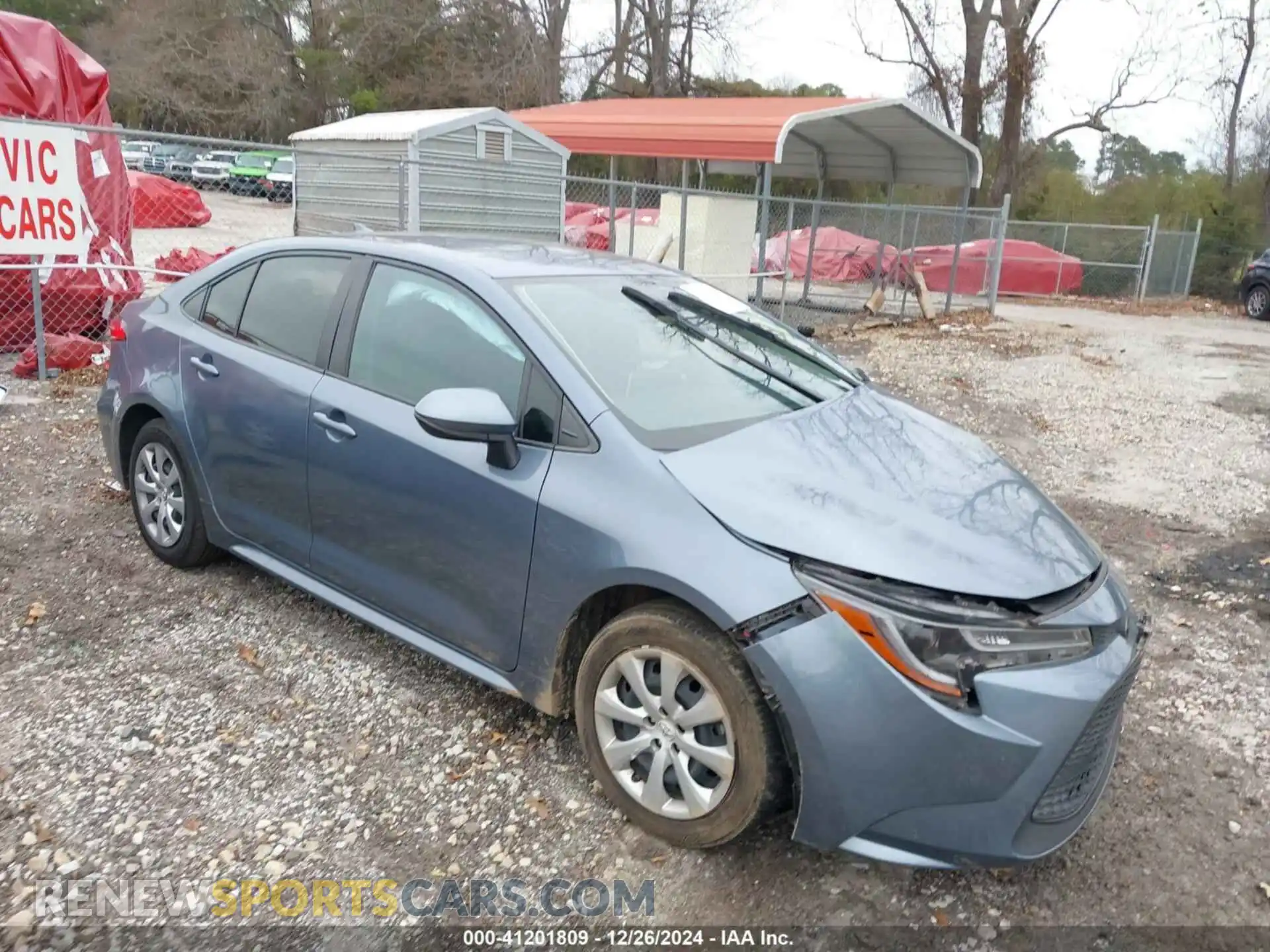 1 Photograph of a damaged car JTDEPMAE0MJ188778 TOYOTA COROLLA 2021