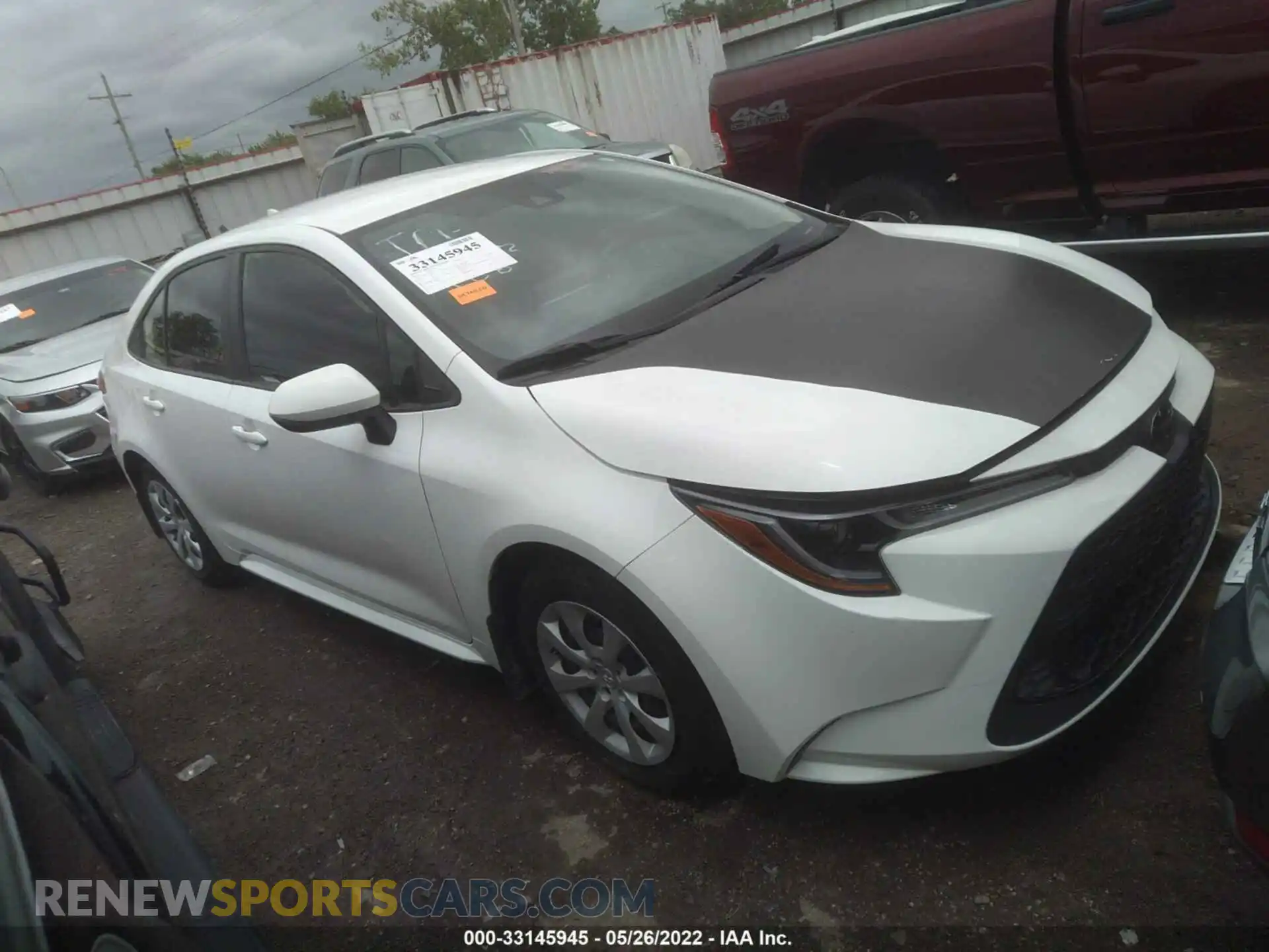 1 Photograph of a damaged car JTDEPMAE1MJ120702 TOYOTA COROLLA 2021